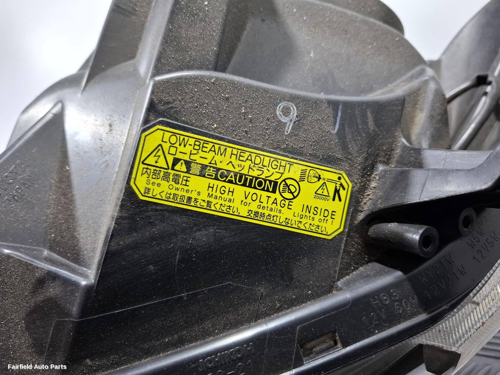 2008-2015 Toyota Alphard Left Headlamp