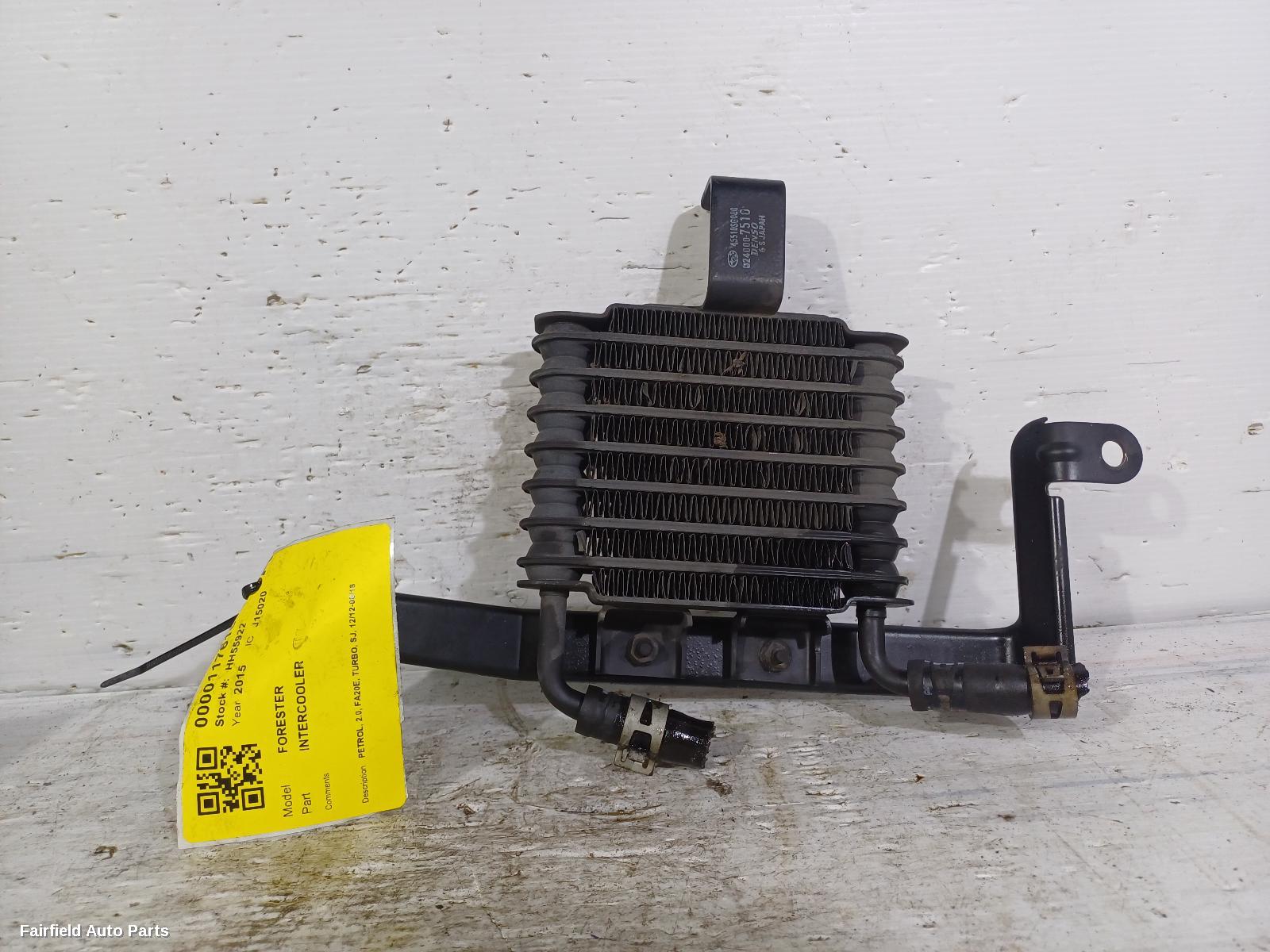 2012-2018 Subaru Forester Intercooler