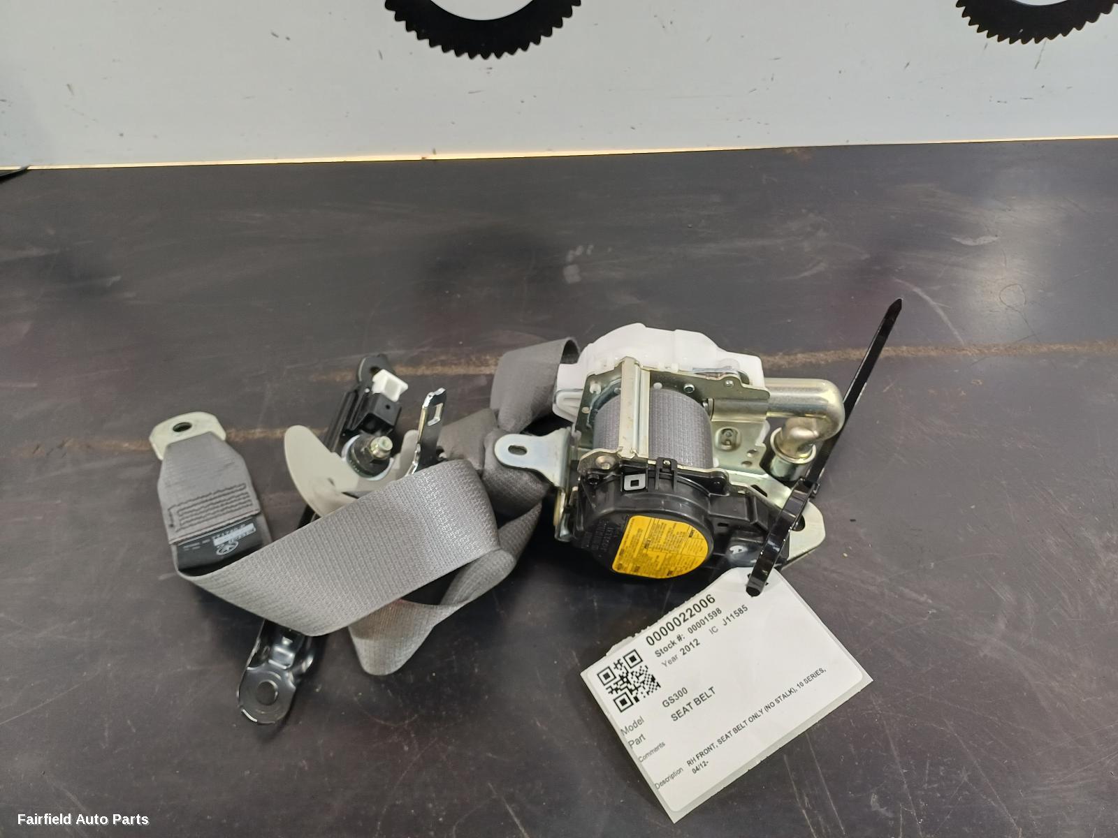 2012-2020 Lexus Gs Seatbelt Stalk