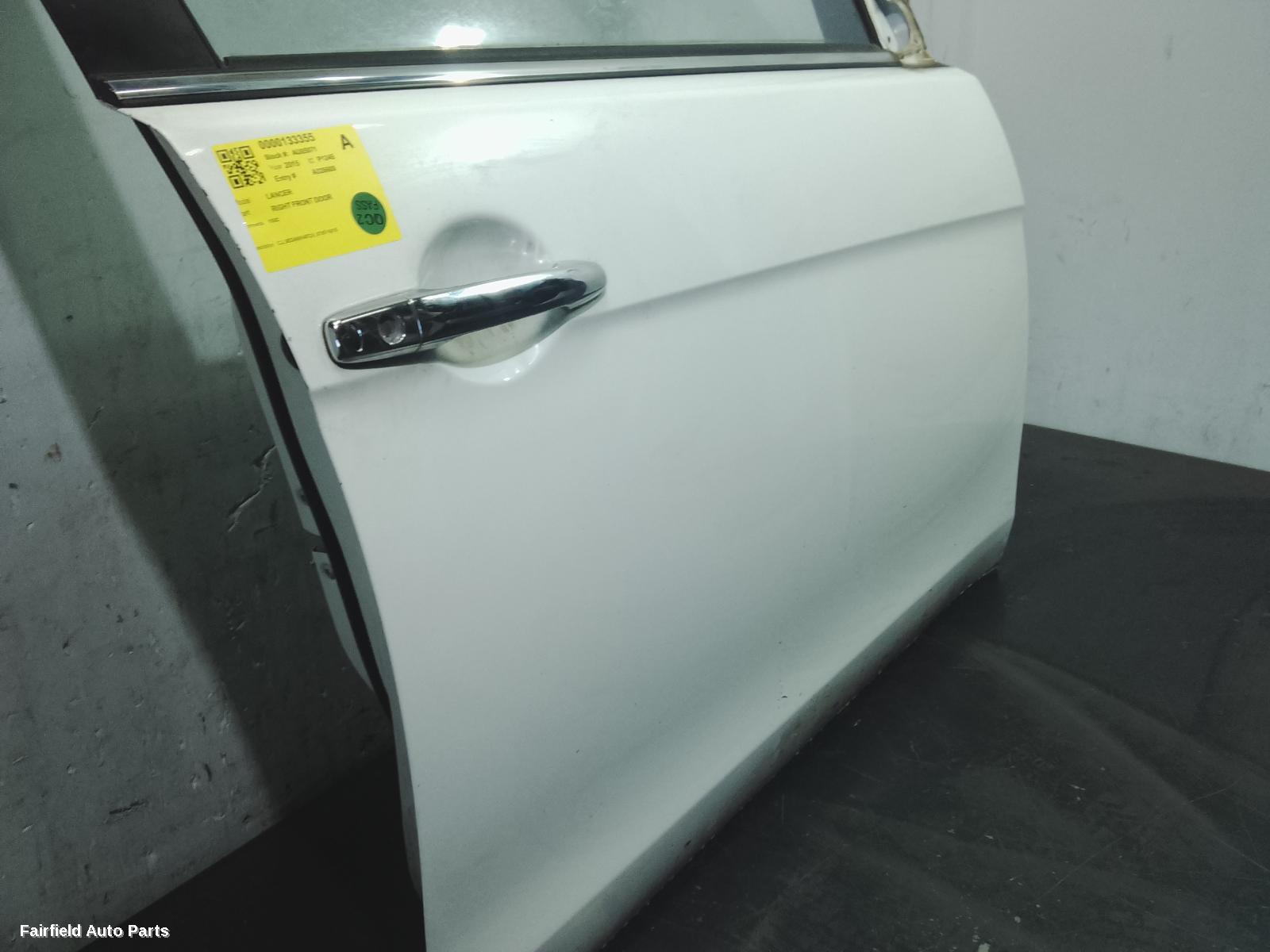 2007-2015 Mitsubishi Lancer Right Front Door