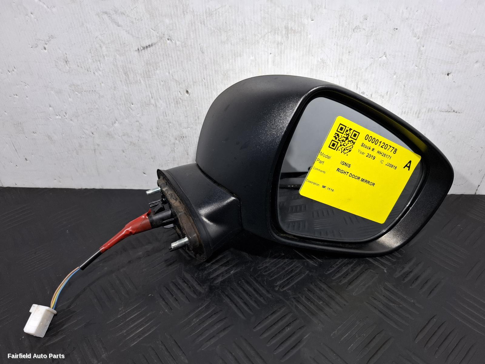 2016-2026 Suzuki Ignis Right Door Mirror