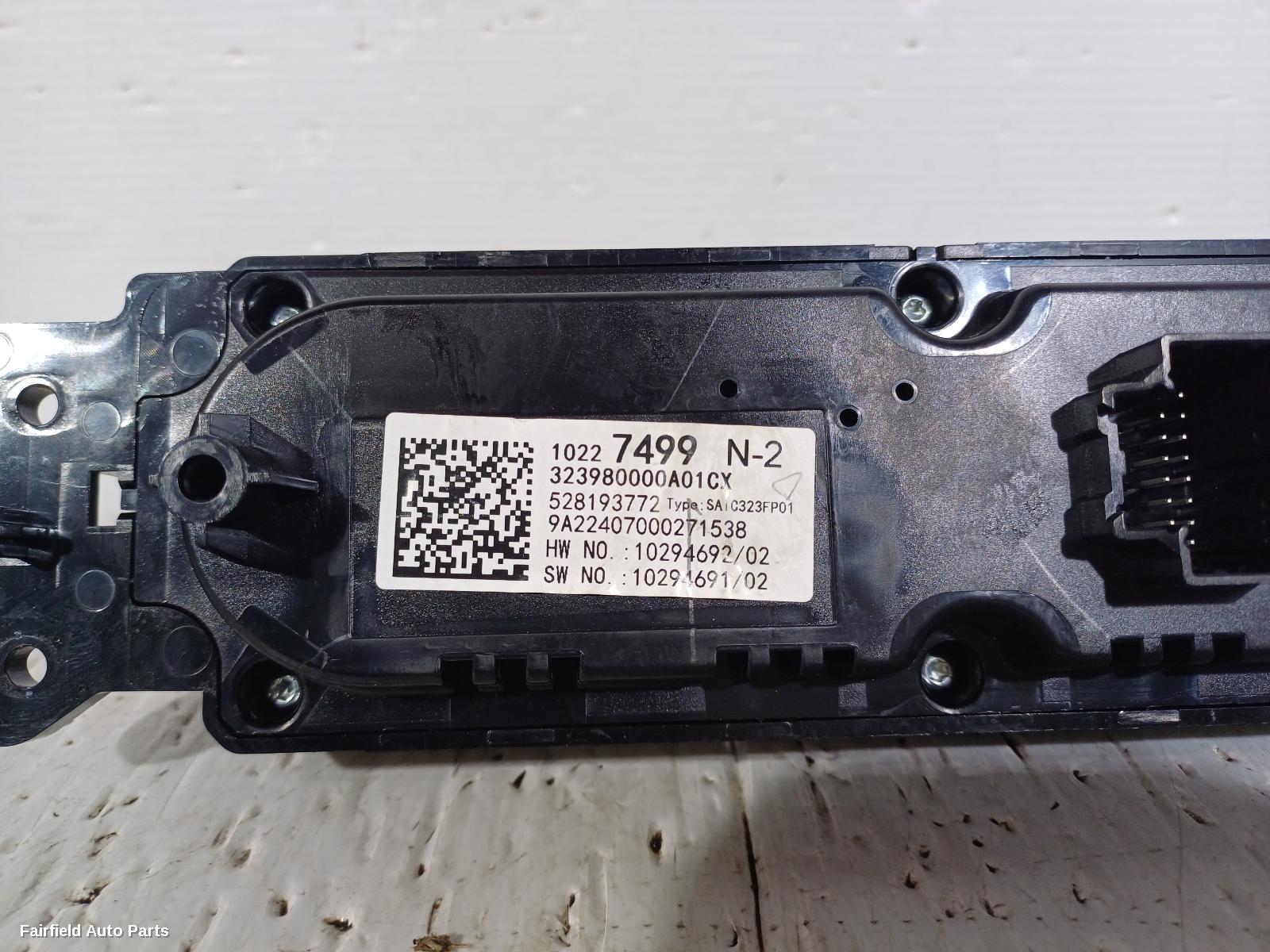 2017-2024 Mg Zs Heater Ac Controls