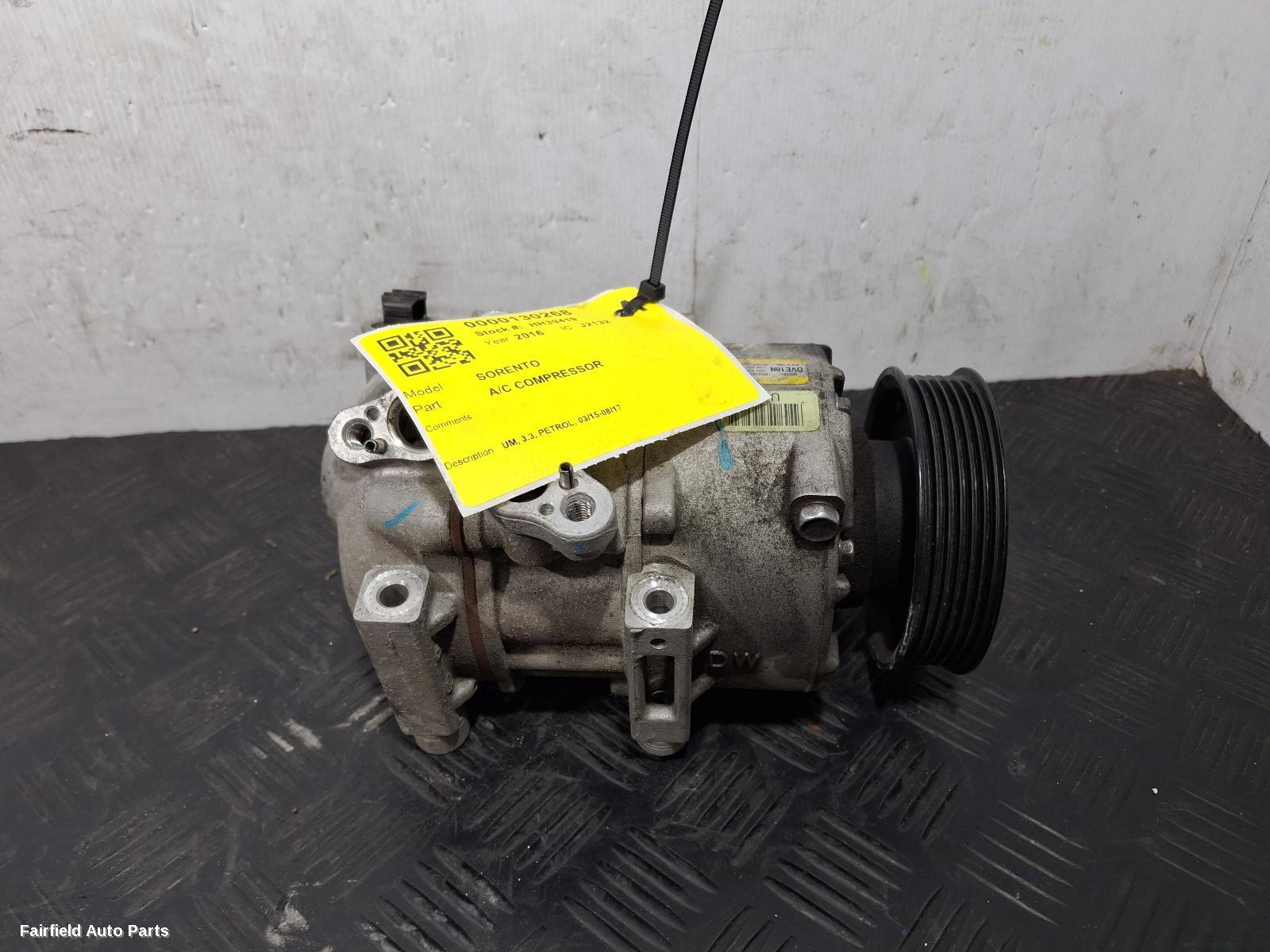 2015-2017 Kia Sorento A C Compressor
