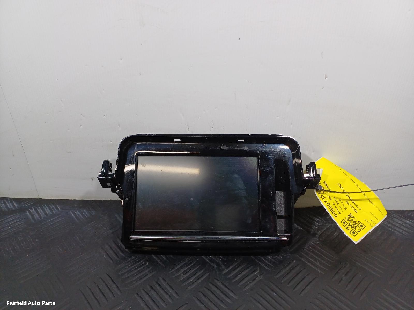 2014-2016 Renault Megane Radio Cd Dvd Sat Tv