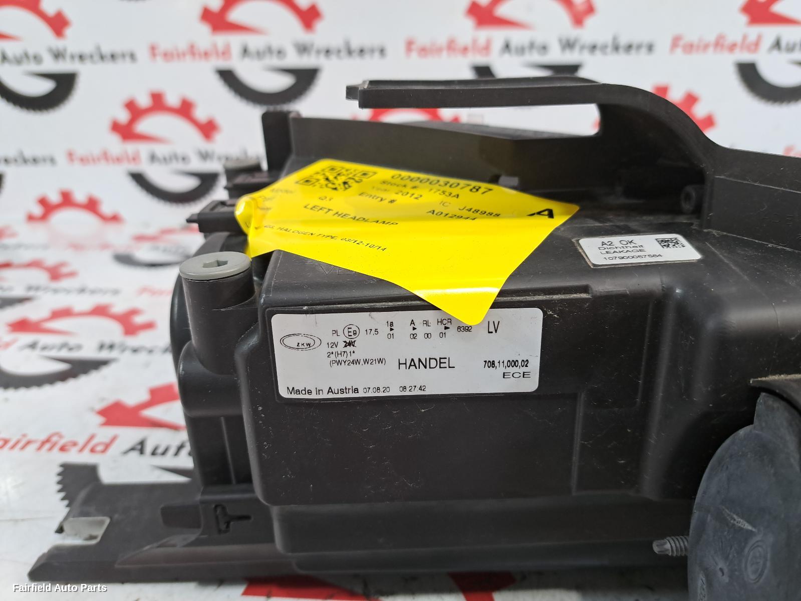 2012-2014 Audi Q3 Left Headlamp