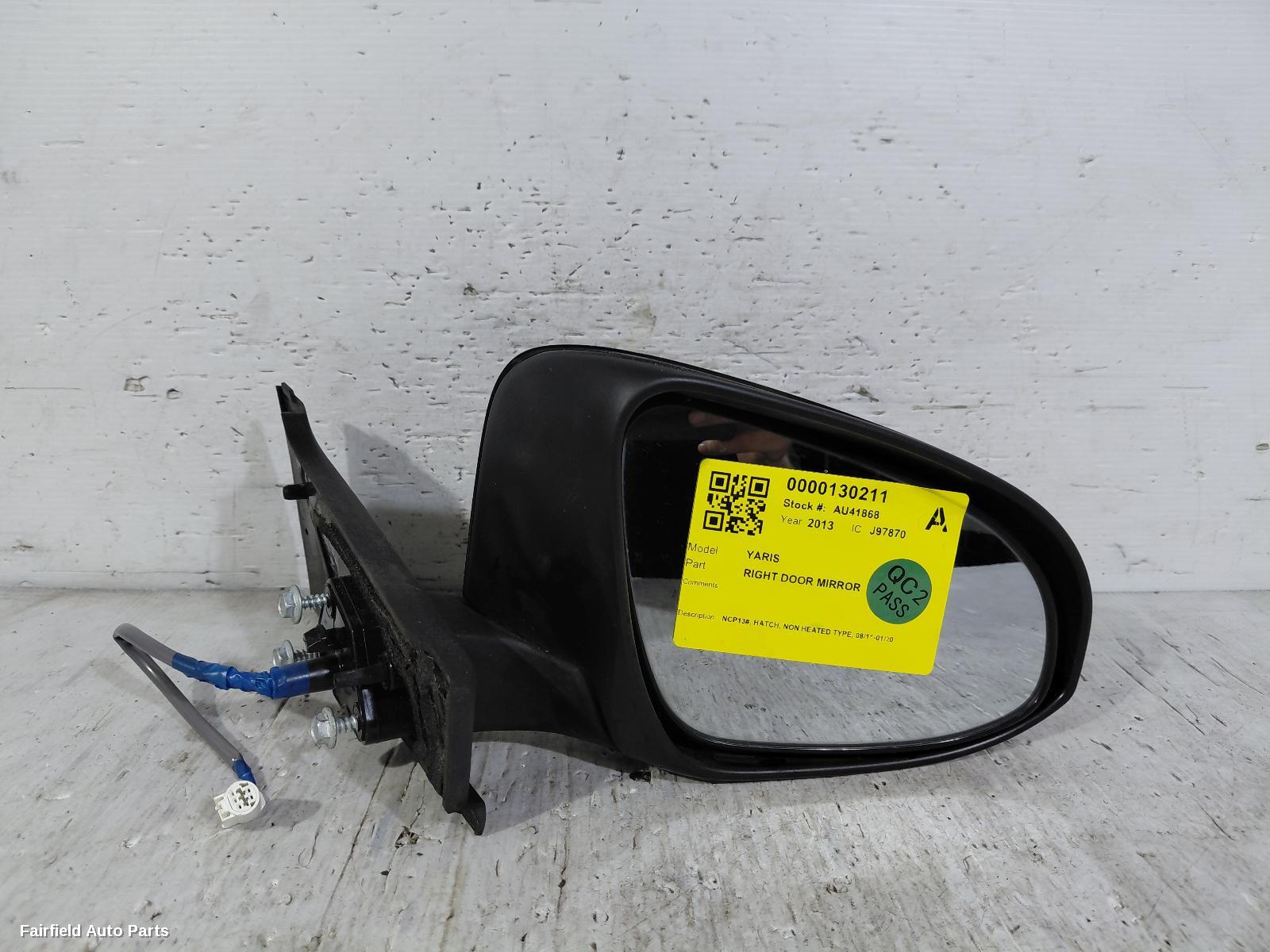 2011-2020 Toyota Yaris Right Door Mirror