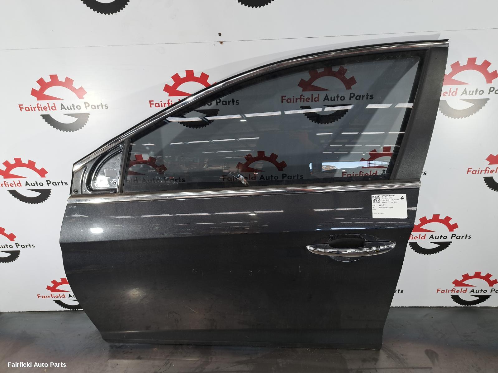 2014-2020 Hyundai Sonata Left Front Door