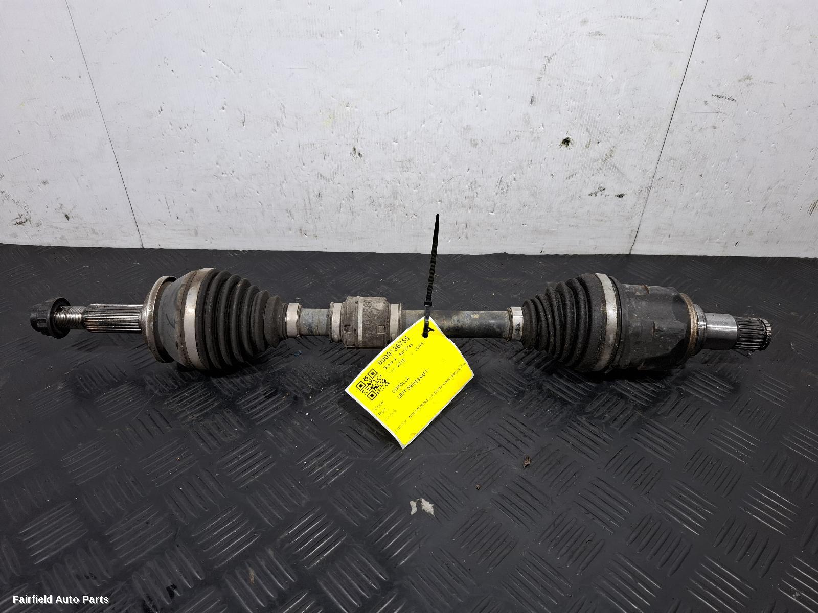2018-2026 Toyota Corolla Left Driveshaft