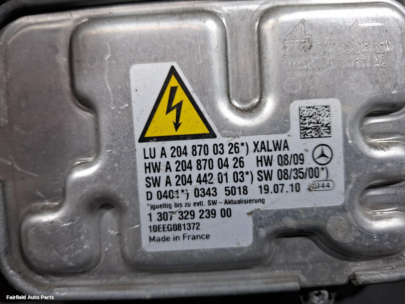 2007-2011 Mercedes C Class Left Headlamp