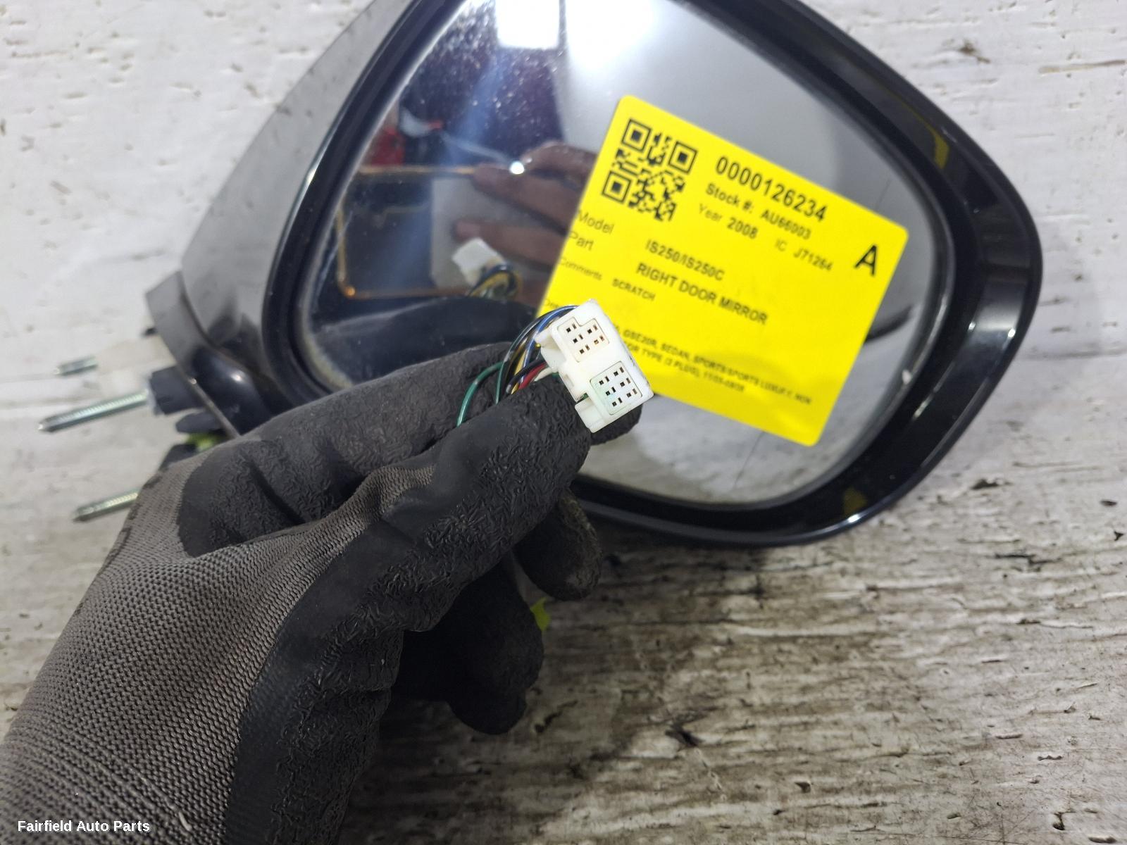 2005-2008 Lexus Is250/is250c Right Door Mirror
