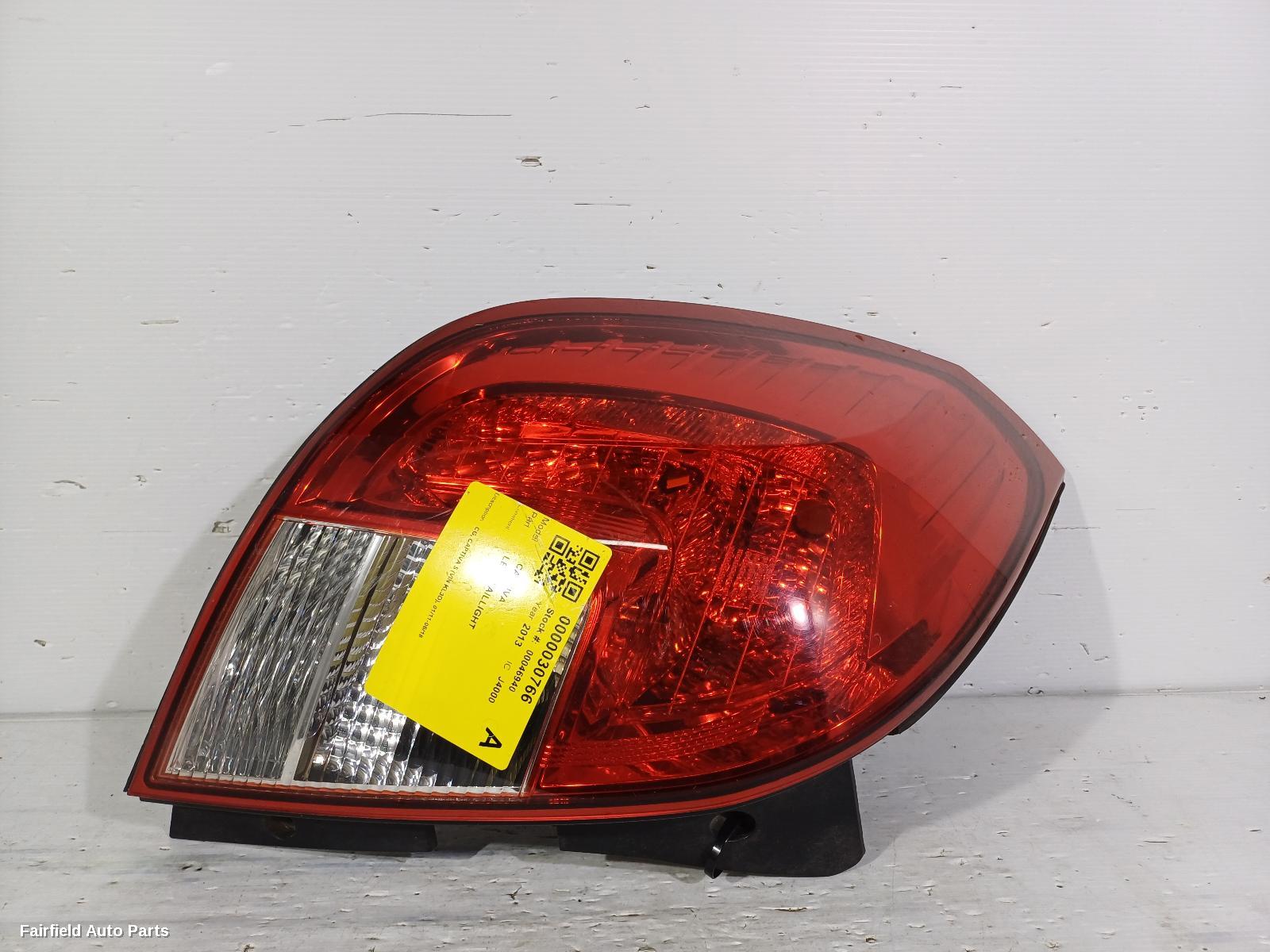 2011-2018 Holden Captiva Left Taillight
