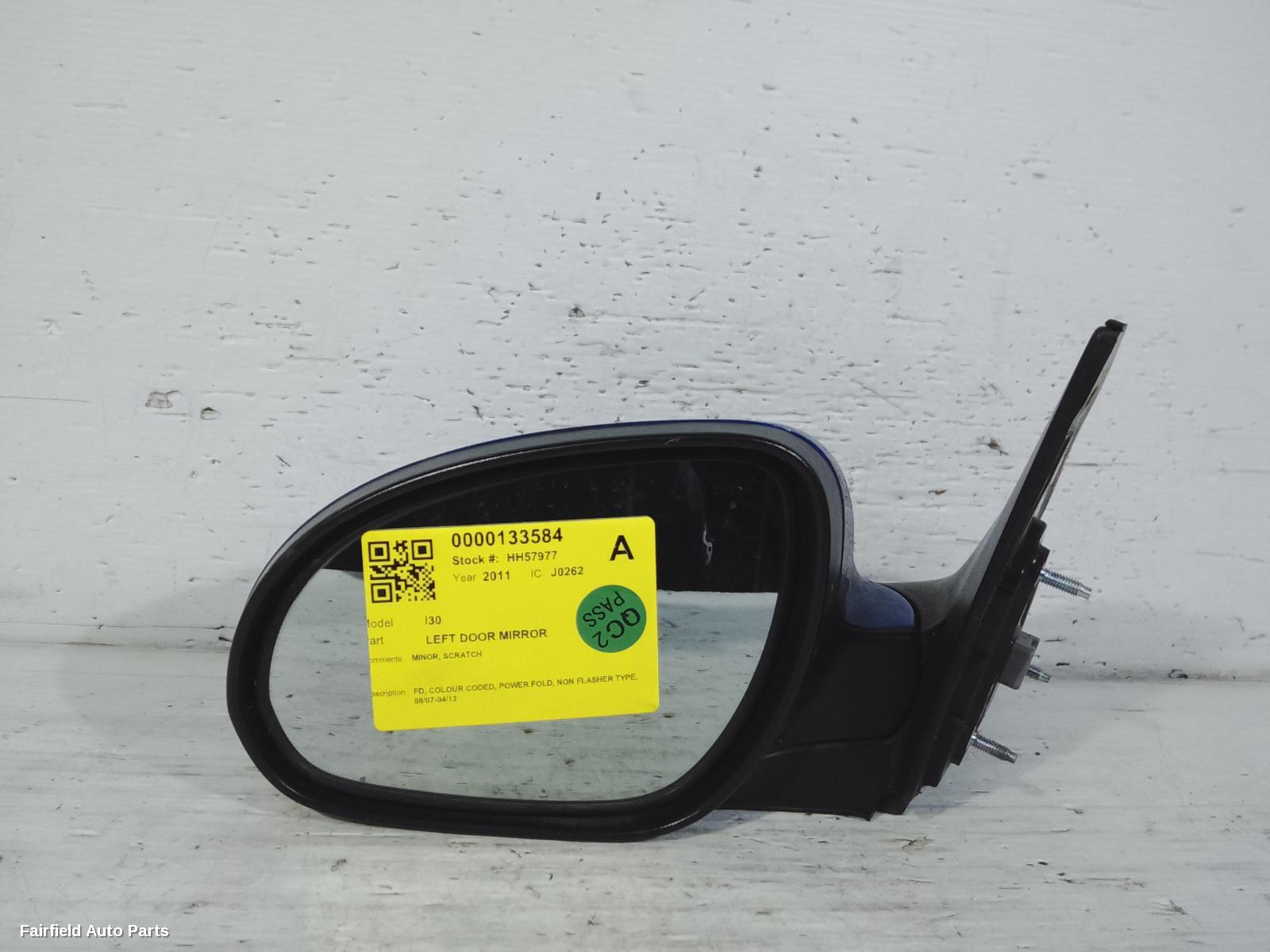 2007-2012 Hyundai I30 Left Door Mirror