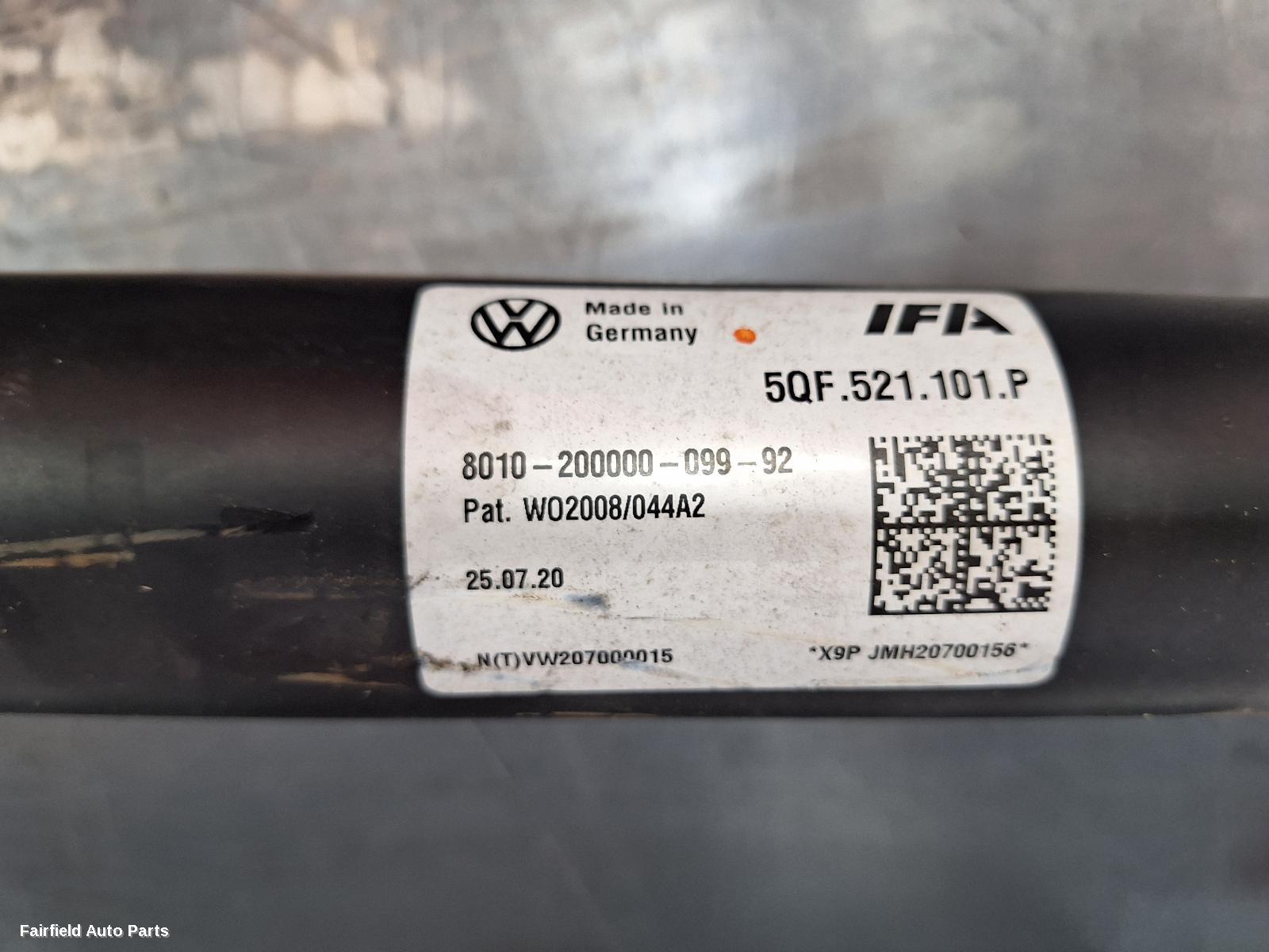 2019-2025 Audi Q3 Rear Drive Shaft