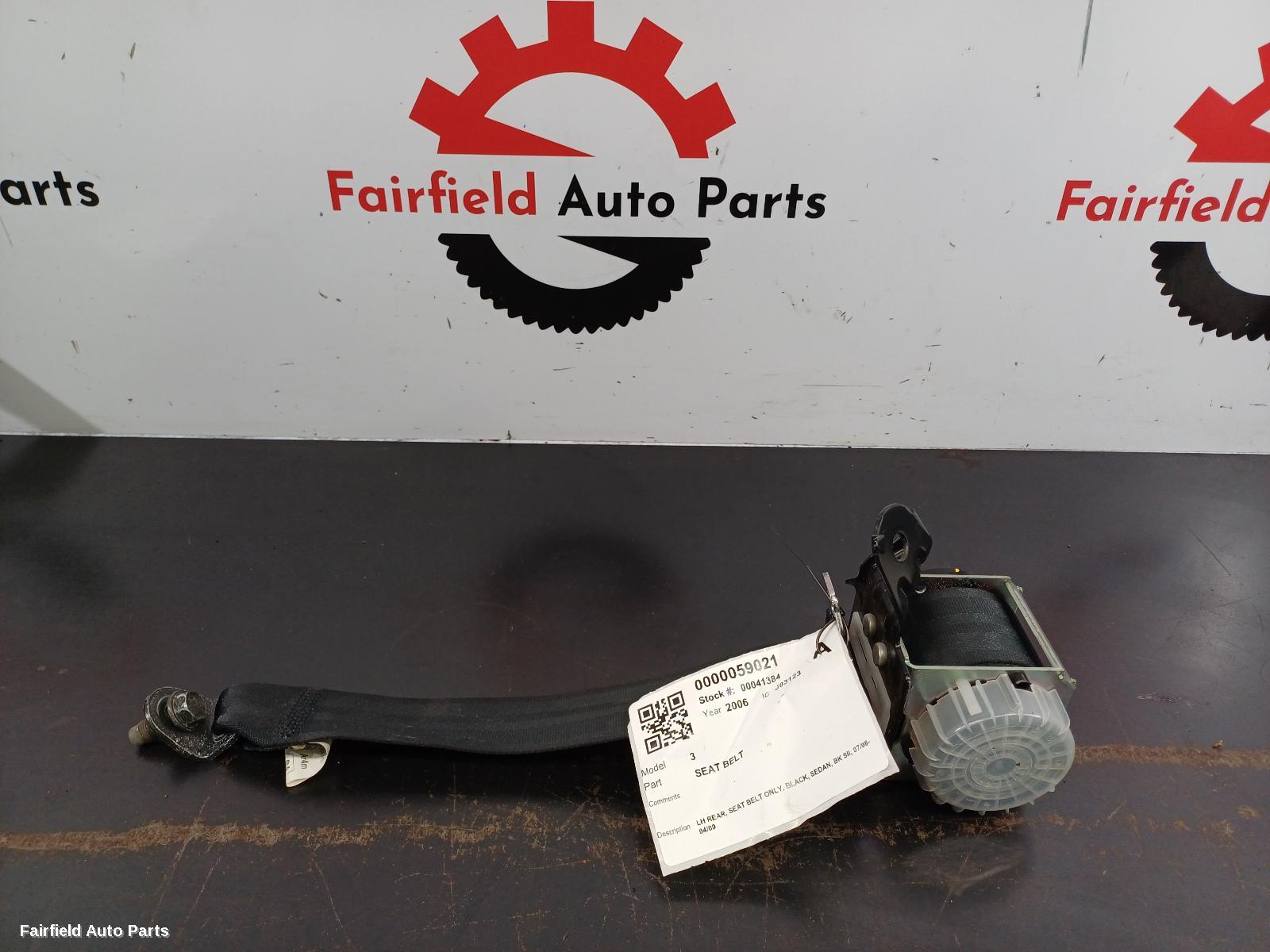 2006-2009 Mazda 3 Seatbelt Stalk