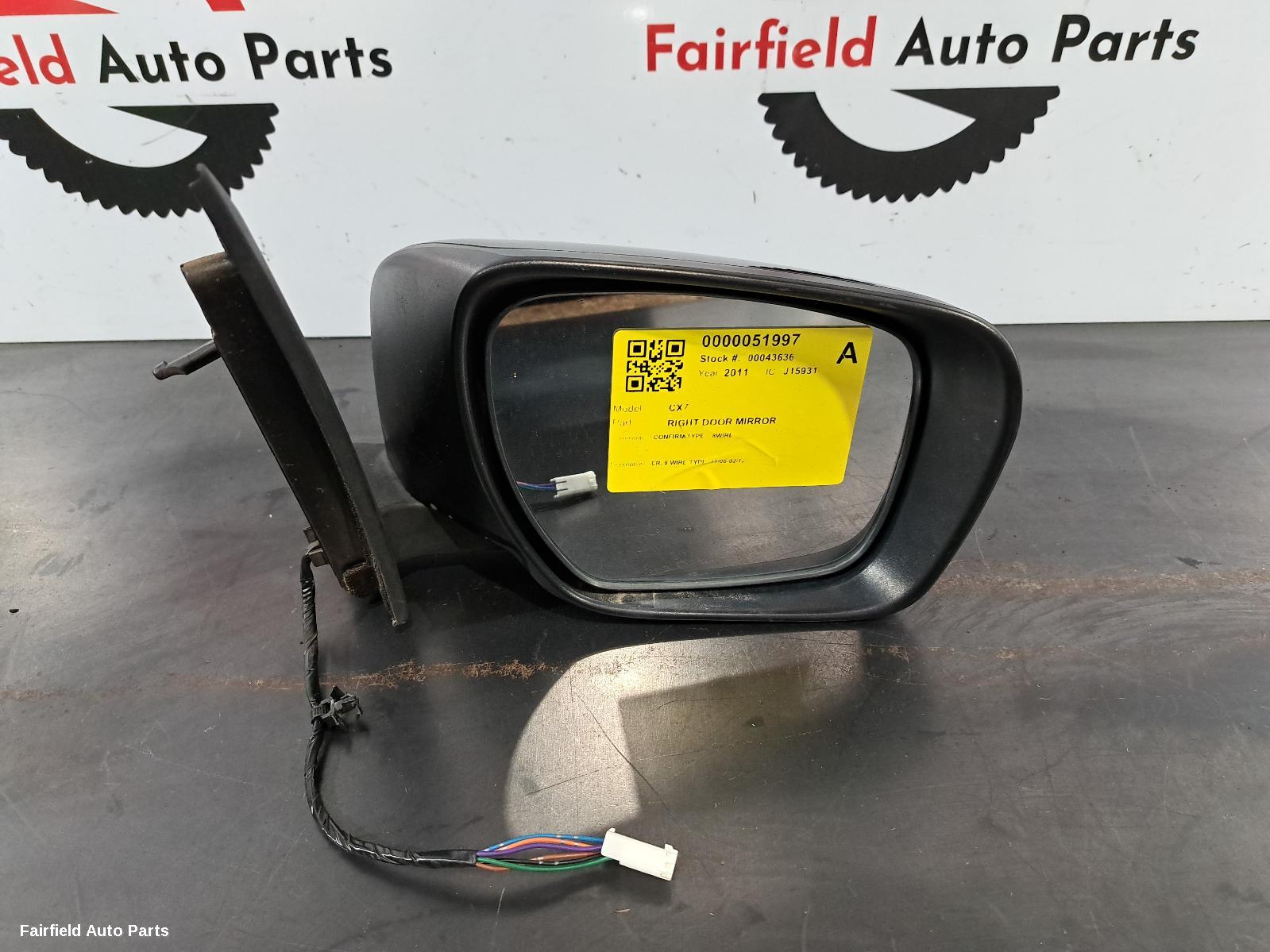 2006-2012 Mazda Cx7 Right Door Mirror