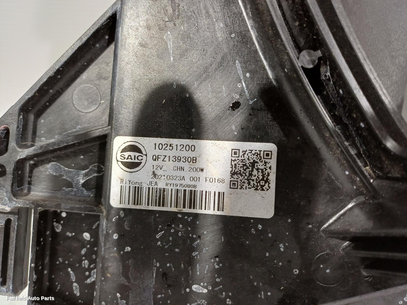 2017-2025 Mg Zs Fan