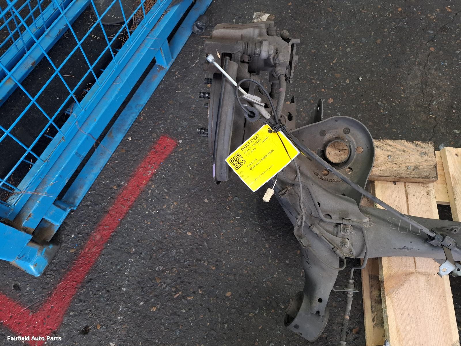 2012-2018 Toyota Corolla Rear Axle Beam  Fwd