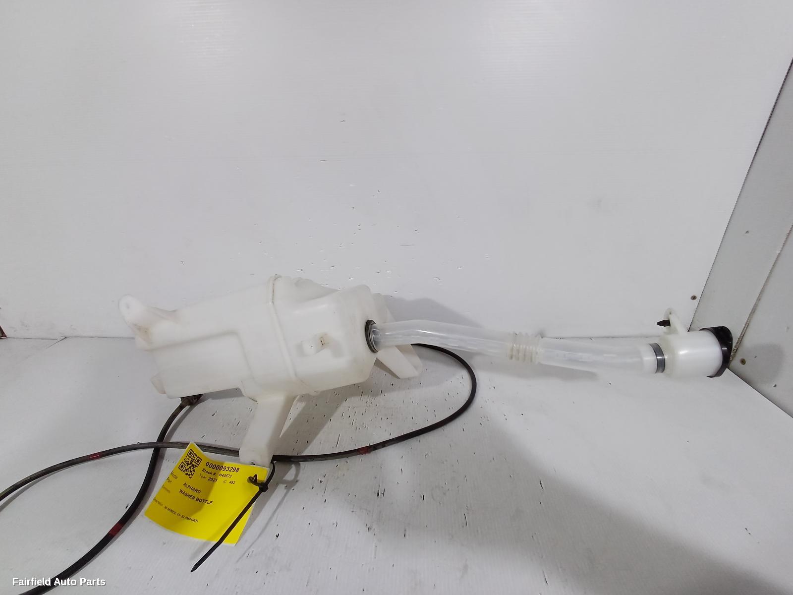 2015-2022 Toyota Alphard Washer Bottle