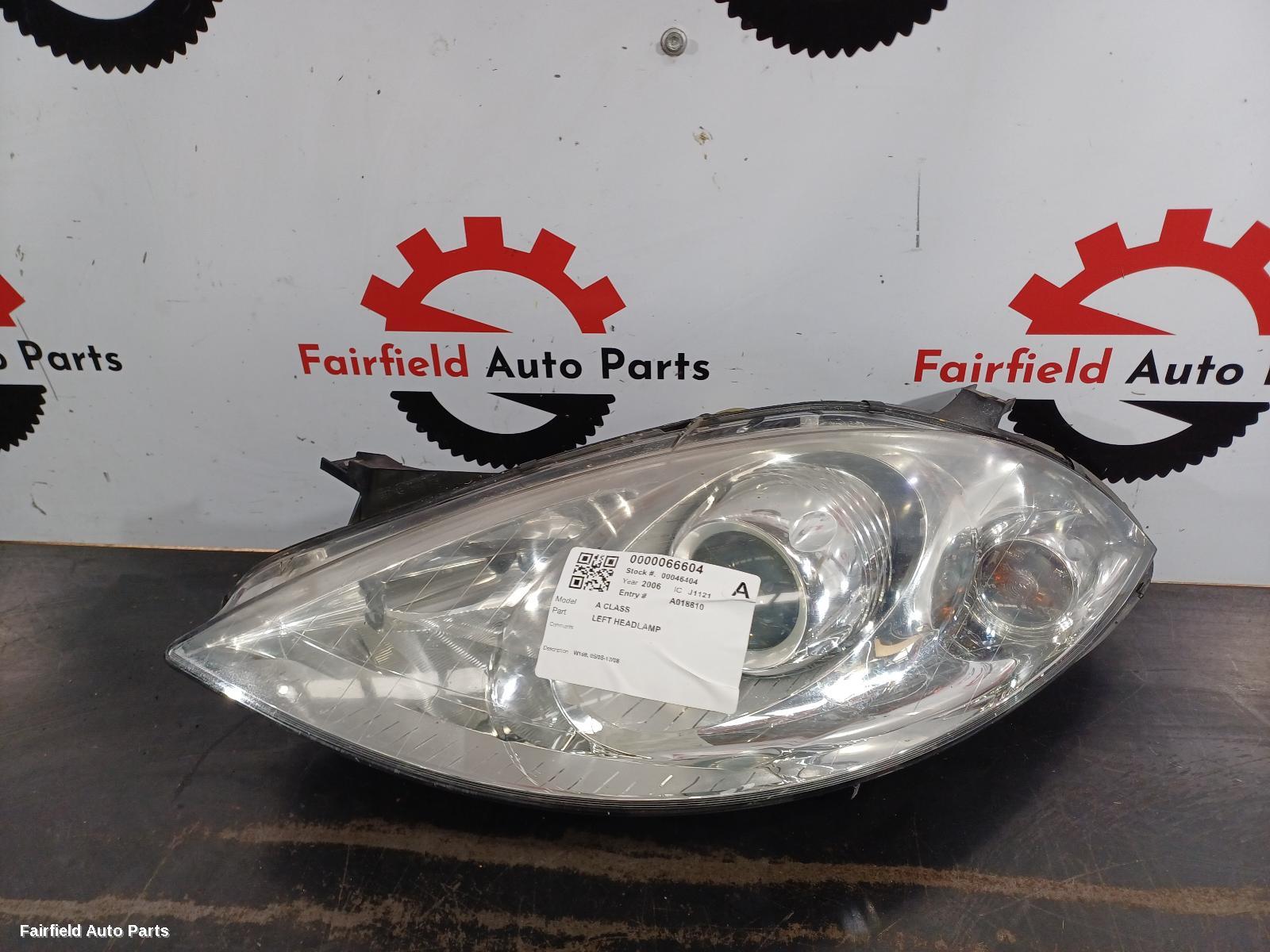 2005-2008 Mercedes A Class Left Headlamp