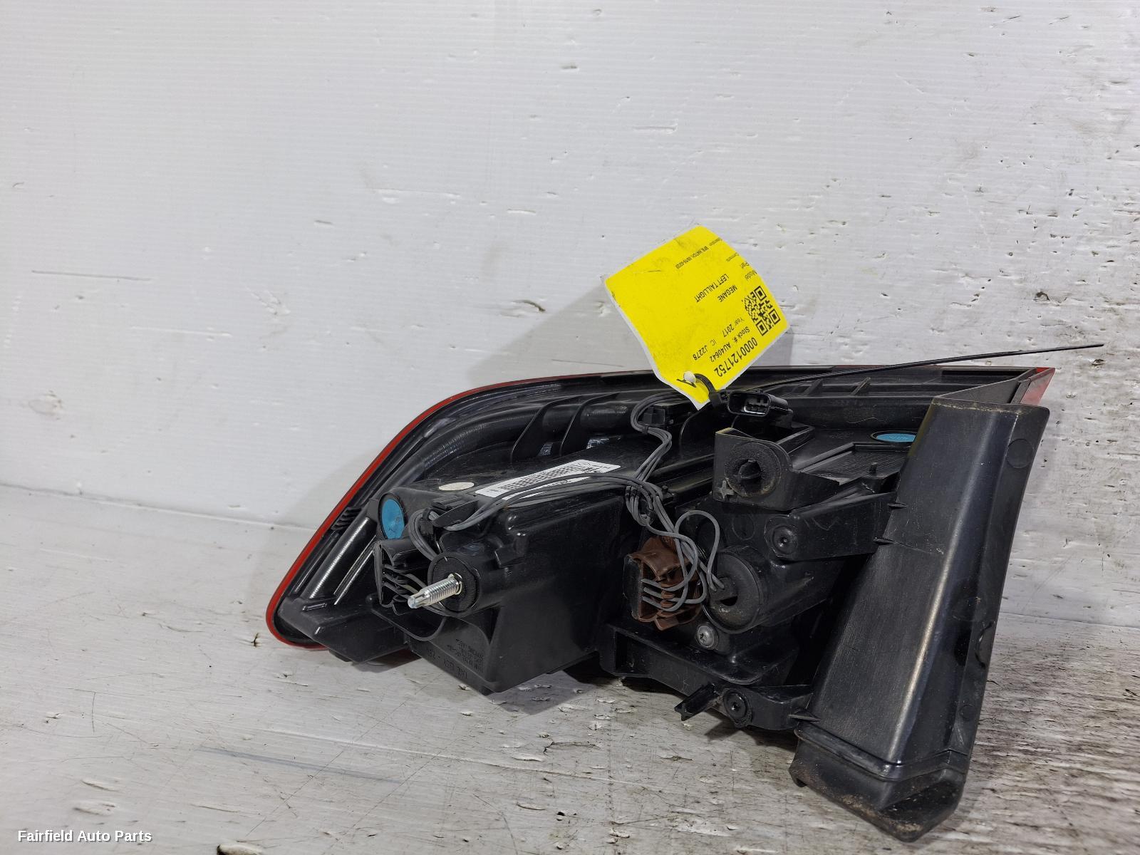 2016-2020 Renault Megane Left Taillight