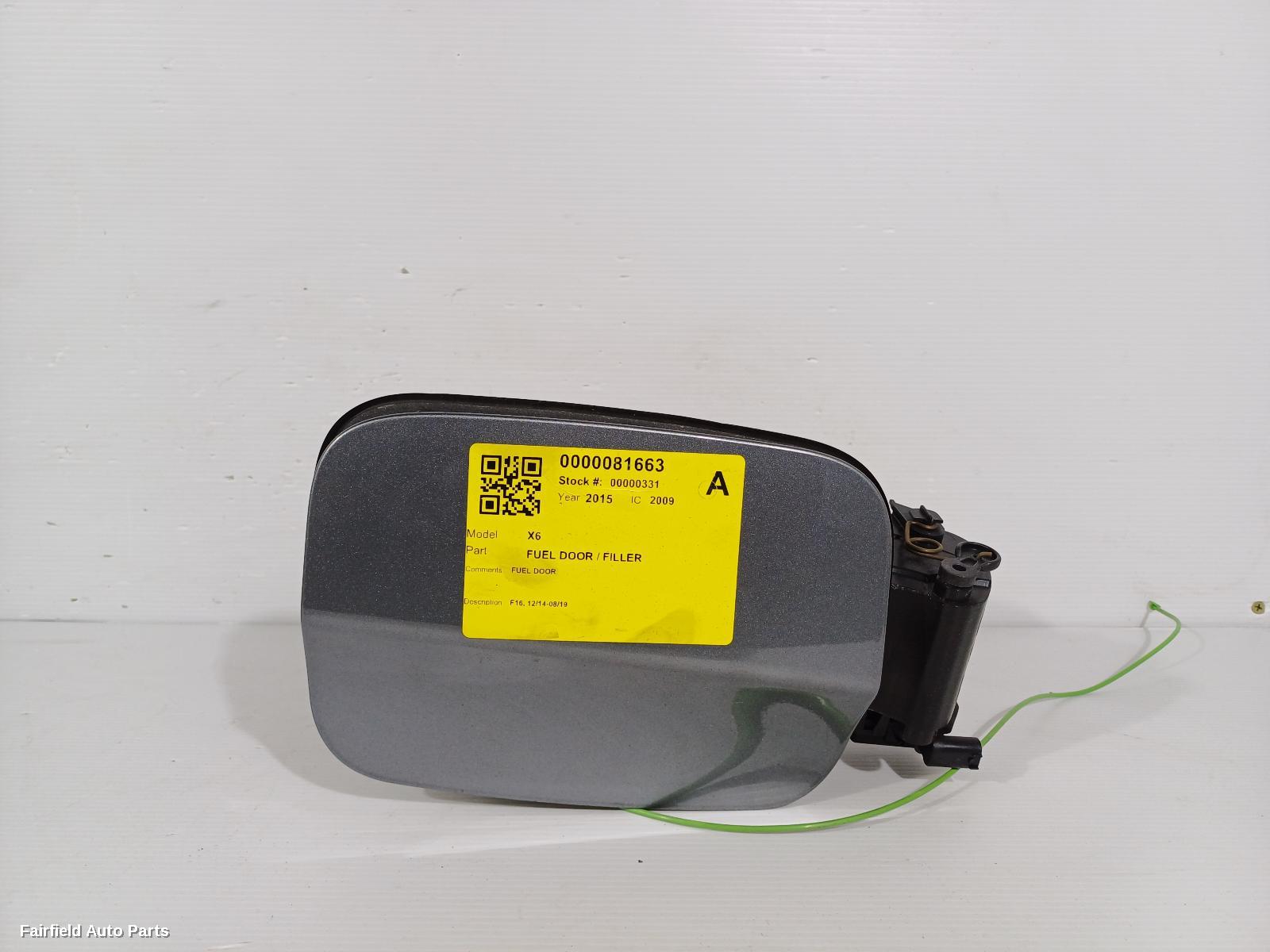 2014-2019 Bmw X6 Fuel Door   Filler
