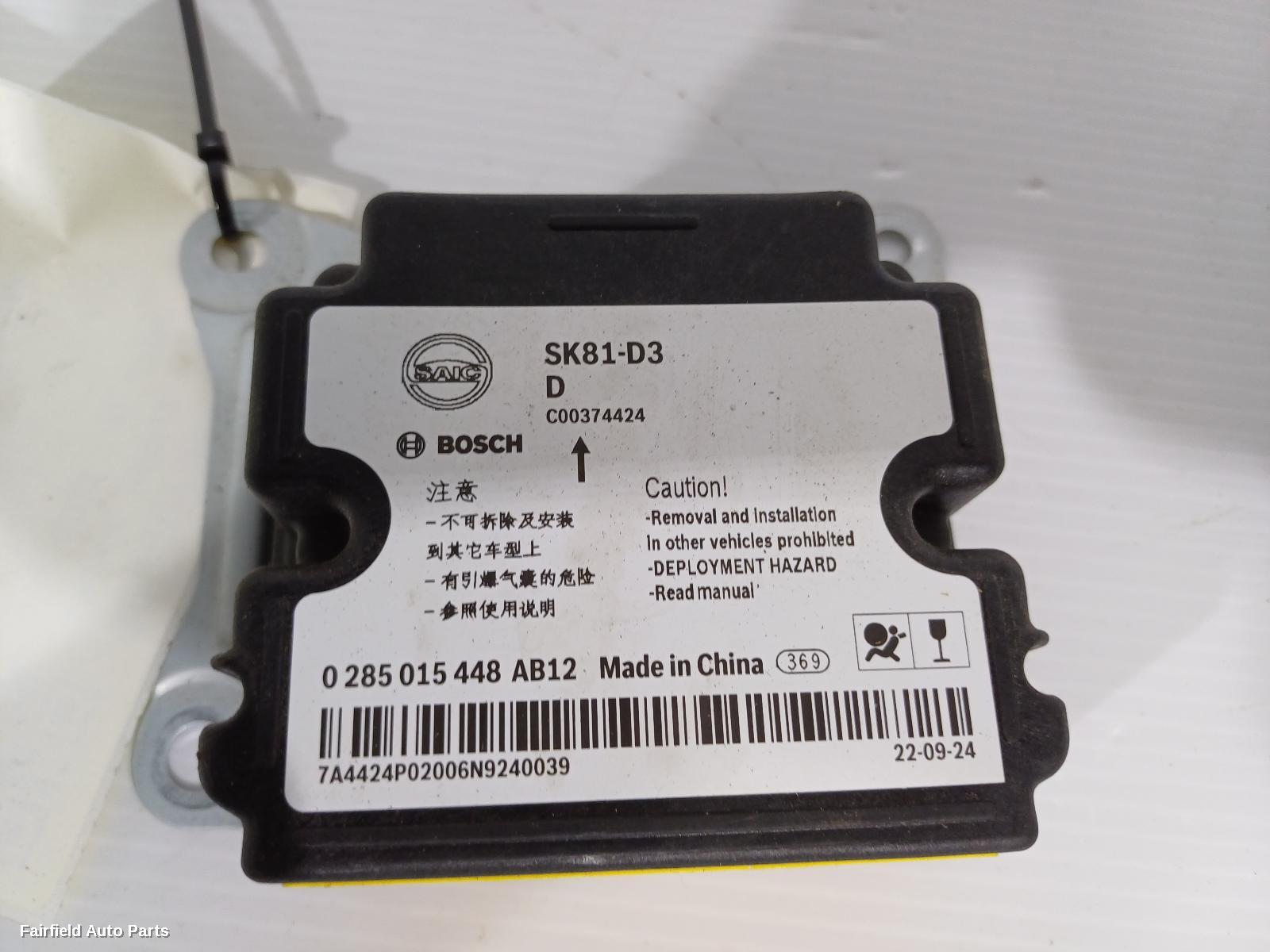 2021-2025 Ldv T60 Airbag Module Sensor