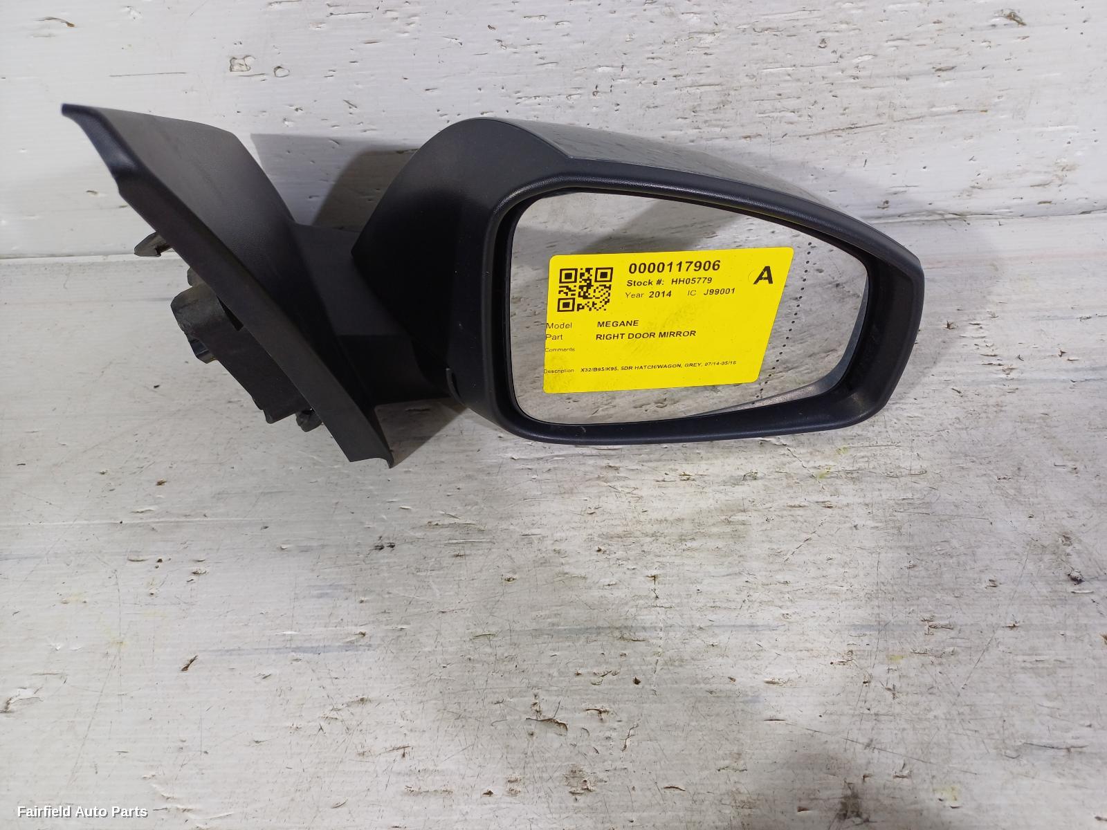 2014-2016 Renault Megane Right Door Mirror