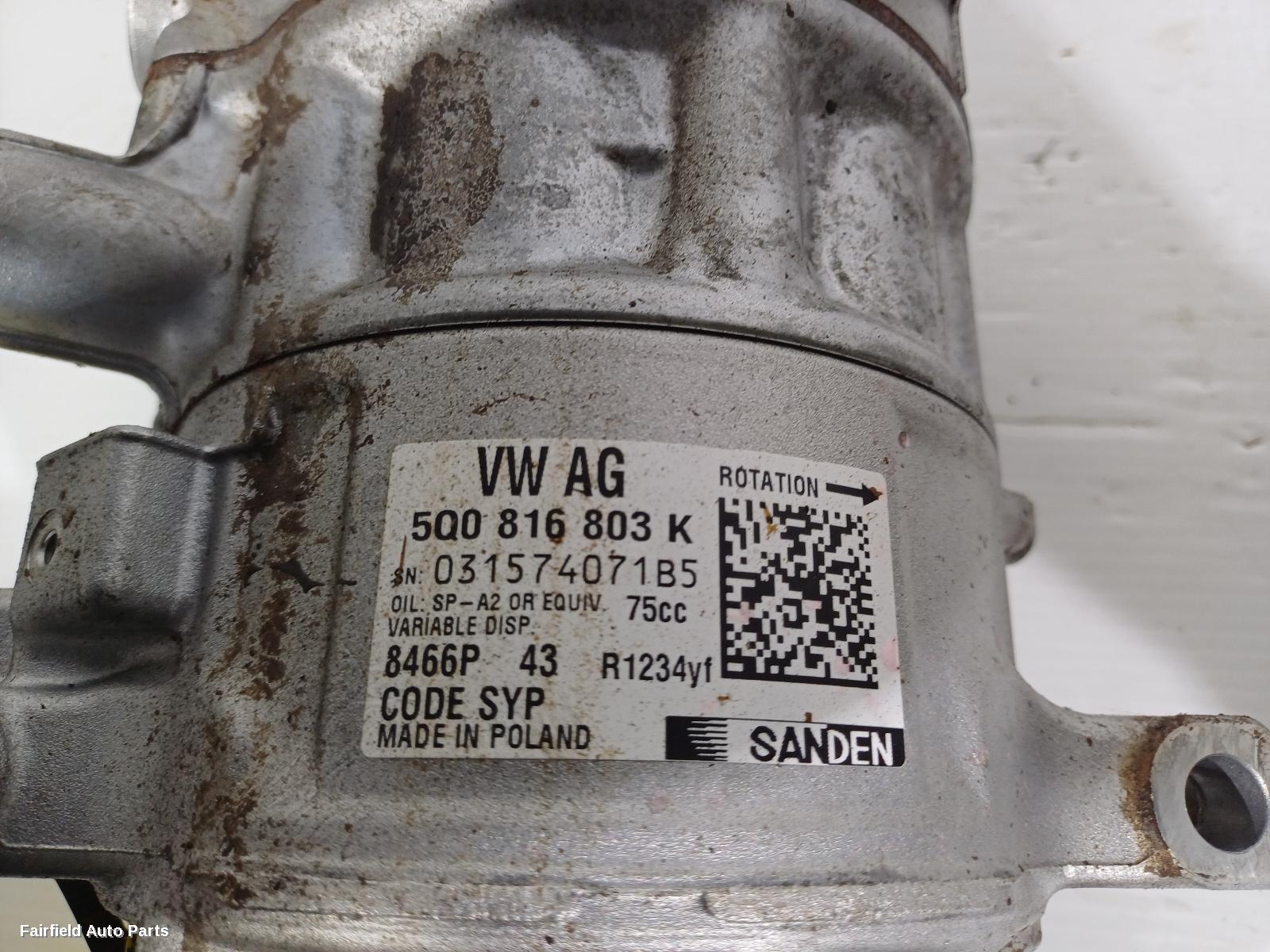 2020-2023 Volkswagen T-cross A C Compressor