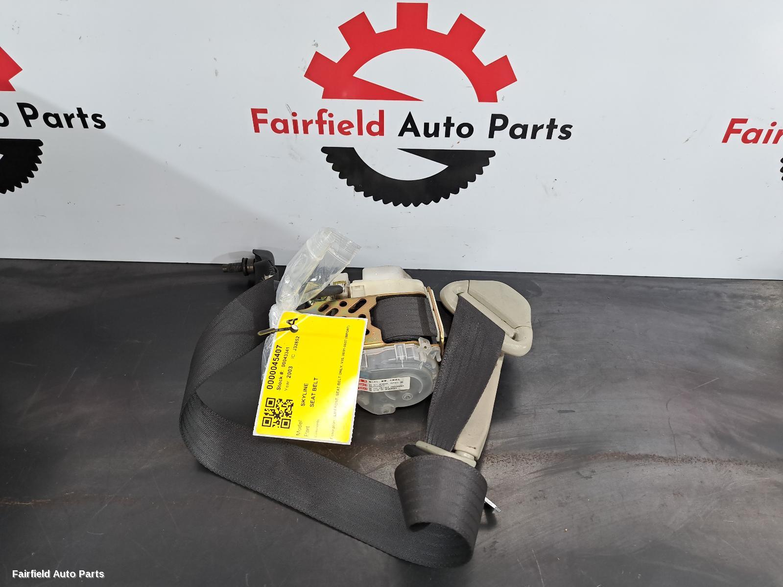 2001-2007 Nissan Skyline Seatbelt Stalk