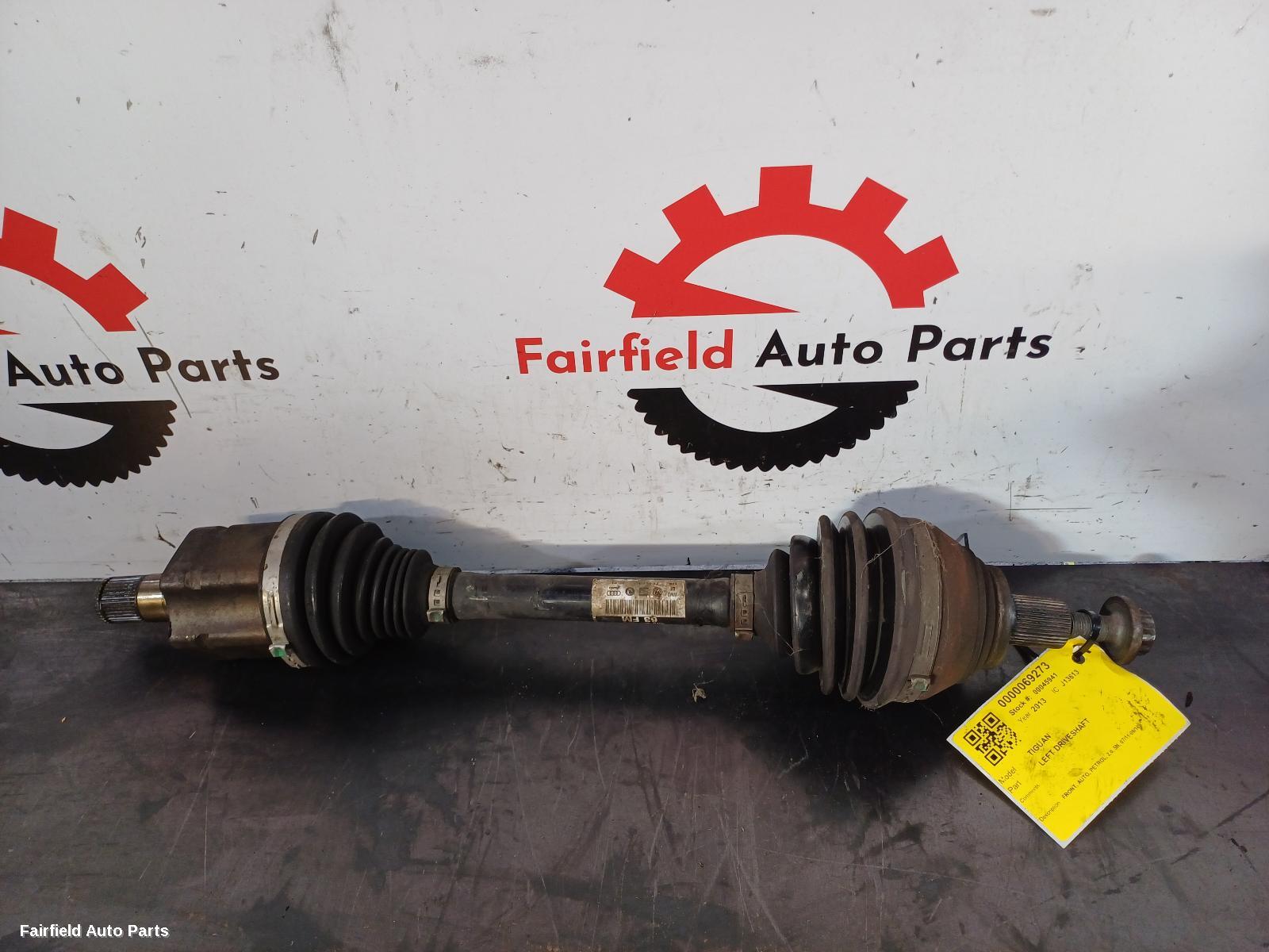 2011-2016 Volkswagen Tiguan Left Driveshaft