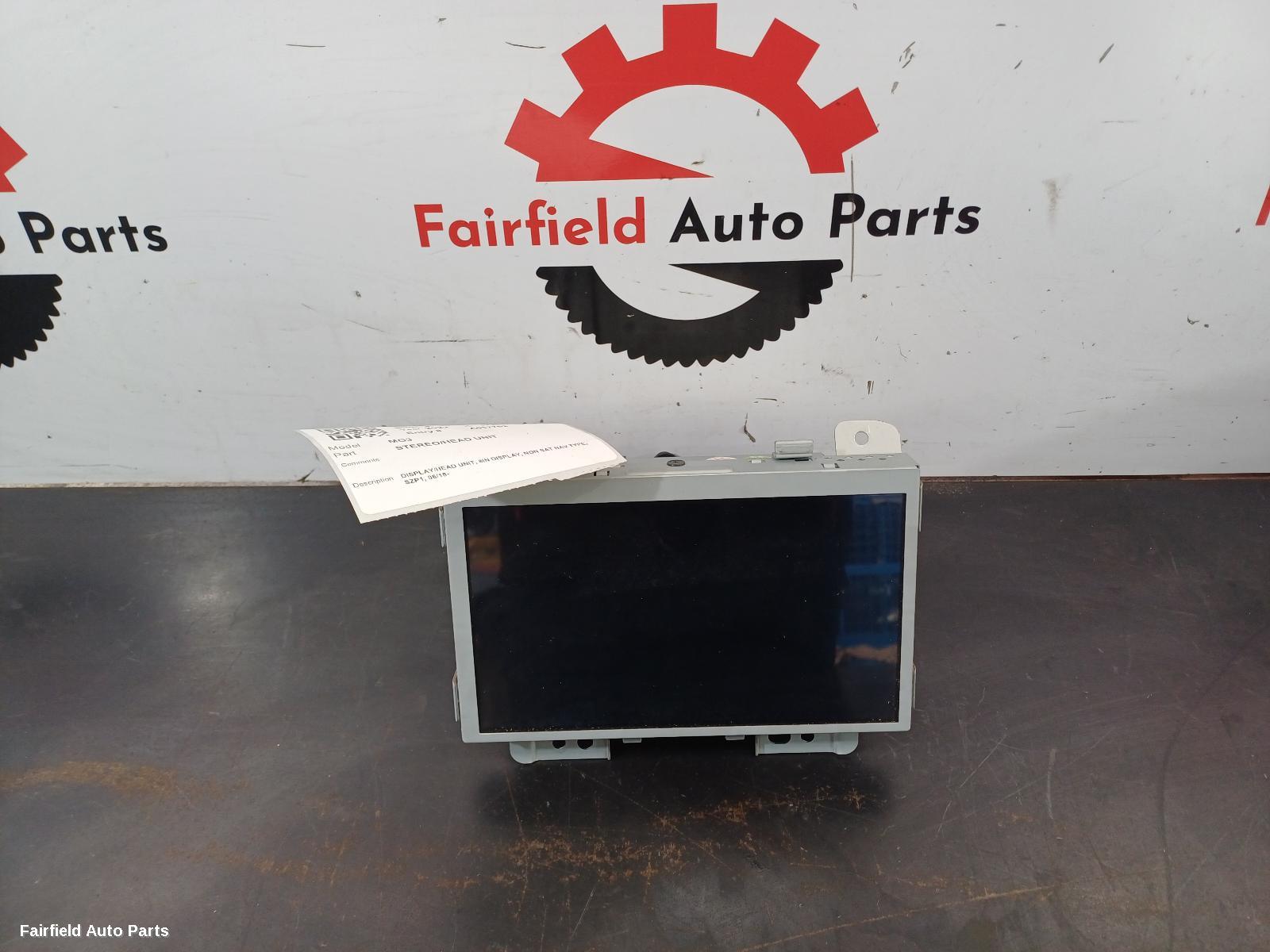 2018-2024 Mg Mg3 Radio Cd Dvd Sat Tv