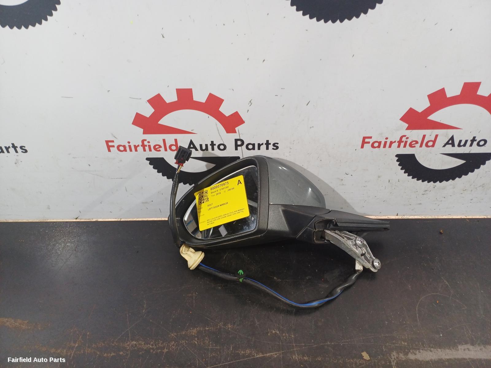 2017-2020 Volkswagen Golf Left Door Mirror