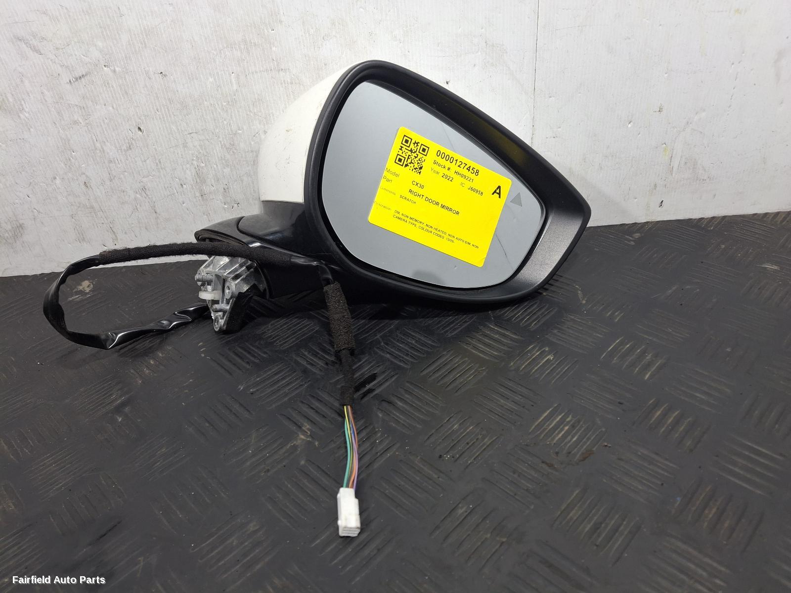 2019-2025 Mazda Cx30 Right Door Mirror