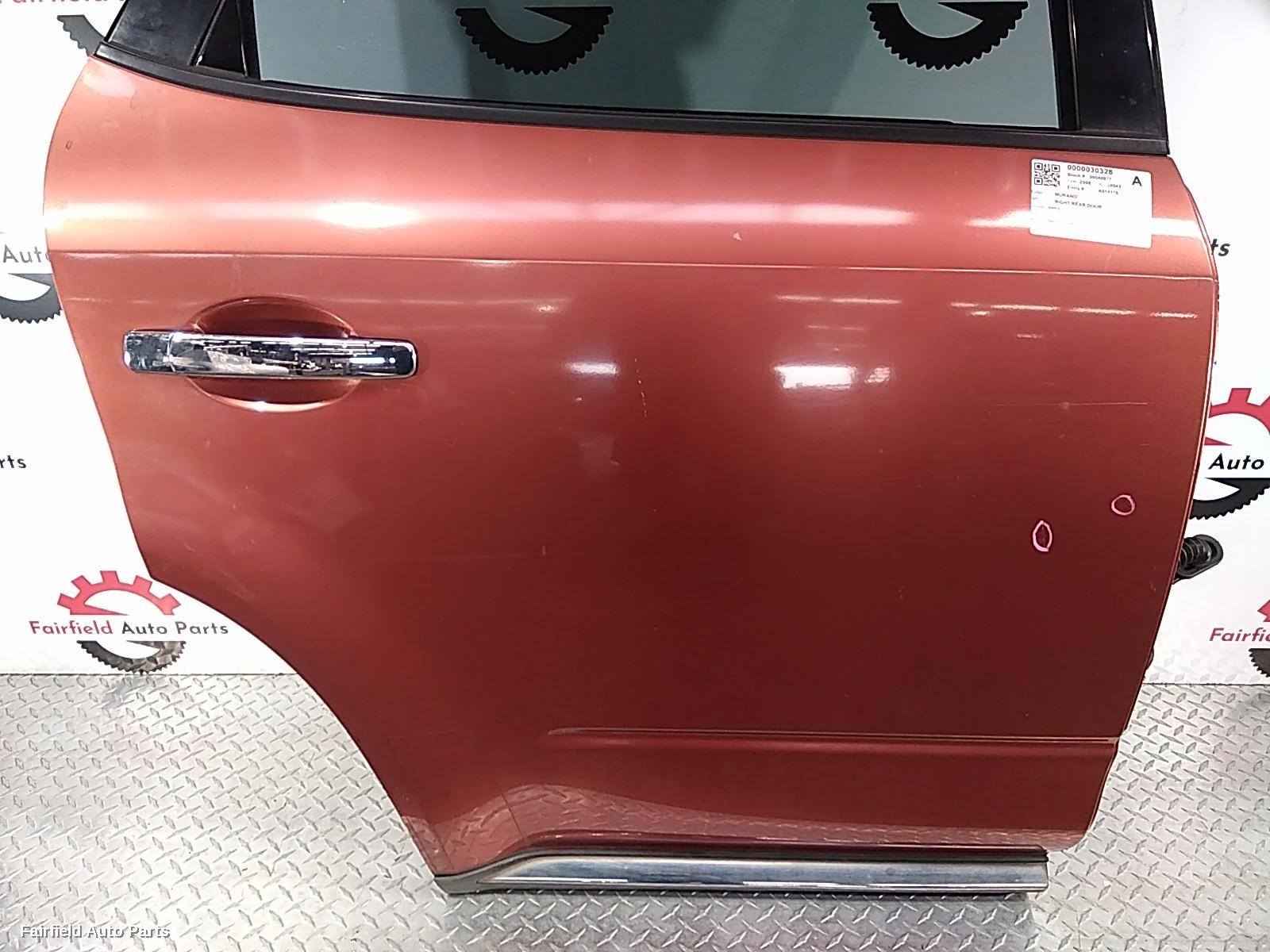 2002-2008 Nissan Murano Right Rear Door Sliding