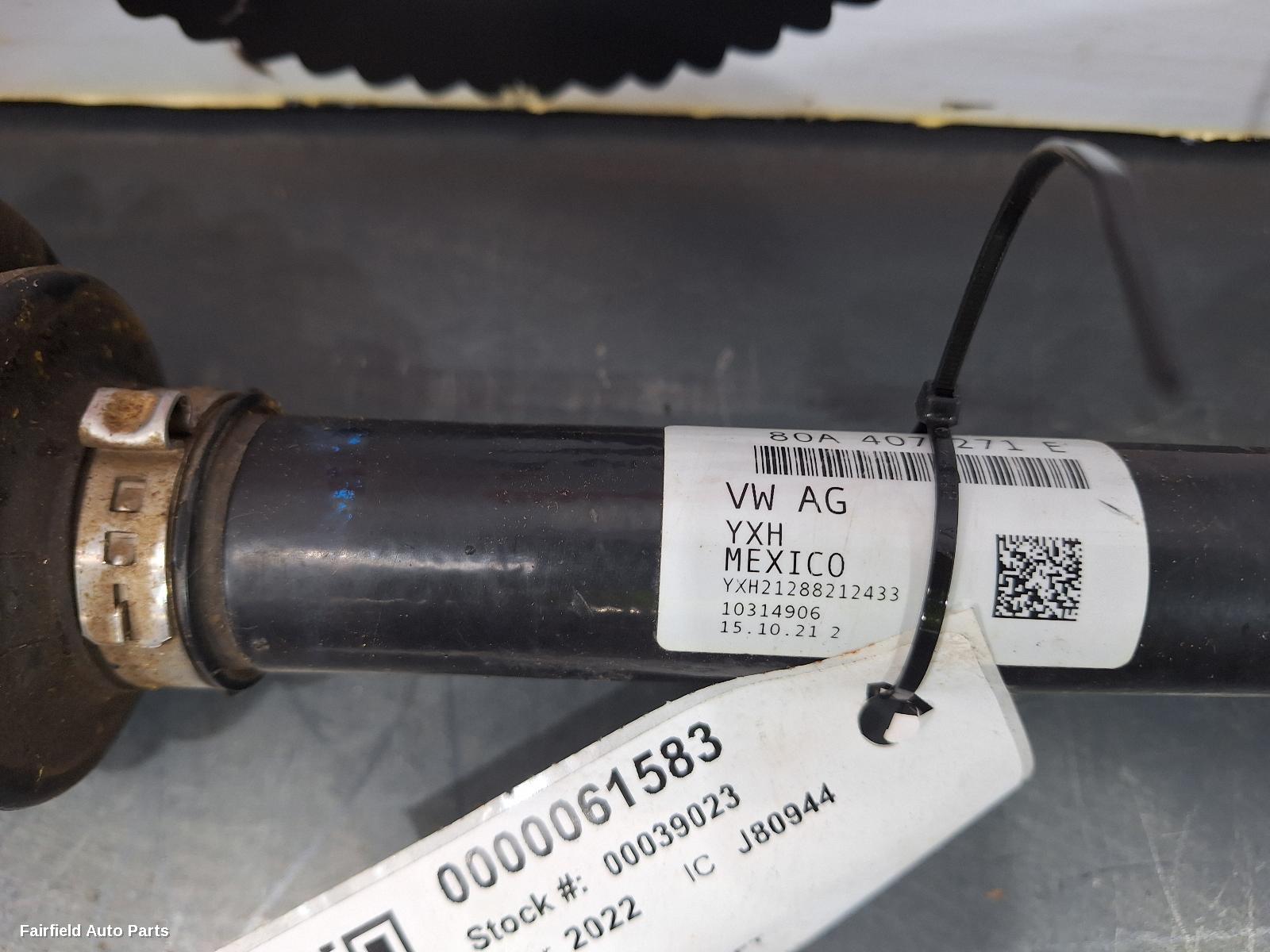 2017-2025 Audi Q5 Right Driveshaft