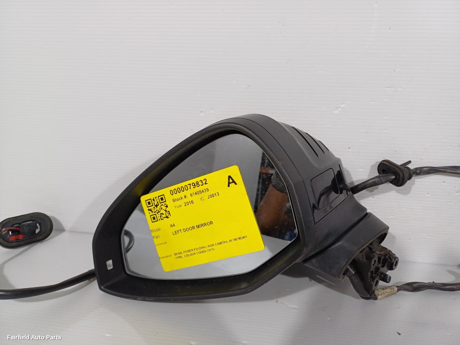 2015-2025 Audi A4 Left Door Mirror