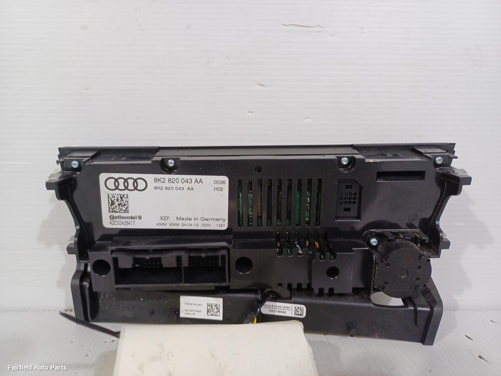 2011-2016 Audi A5 Heater Ac Controls