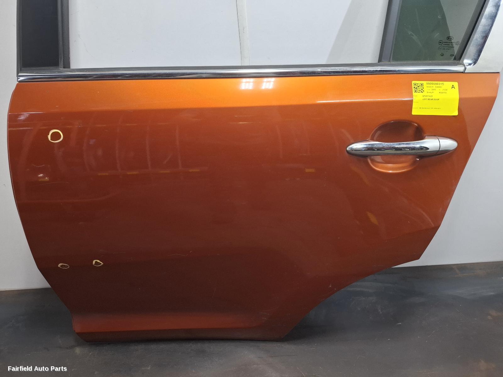 2004-2010 Kia Sportage Left Rear Door Sliding