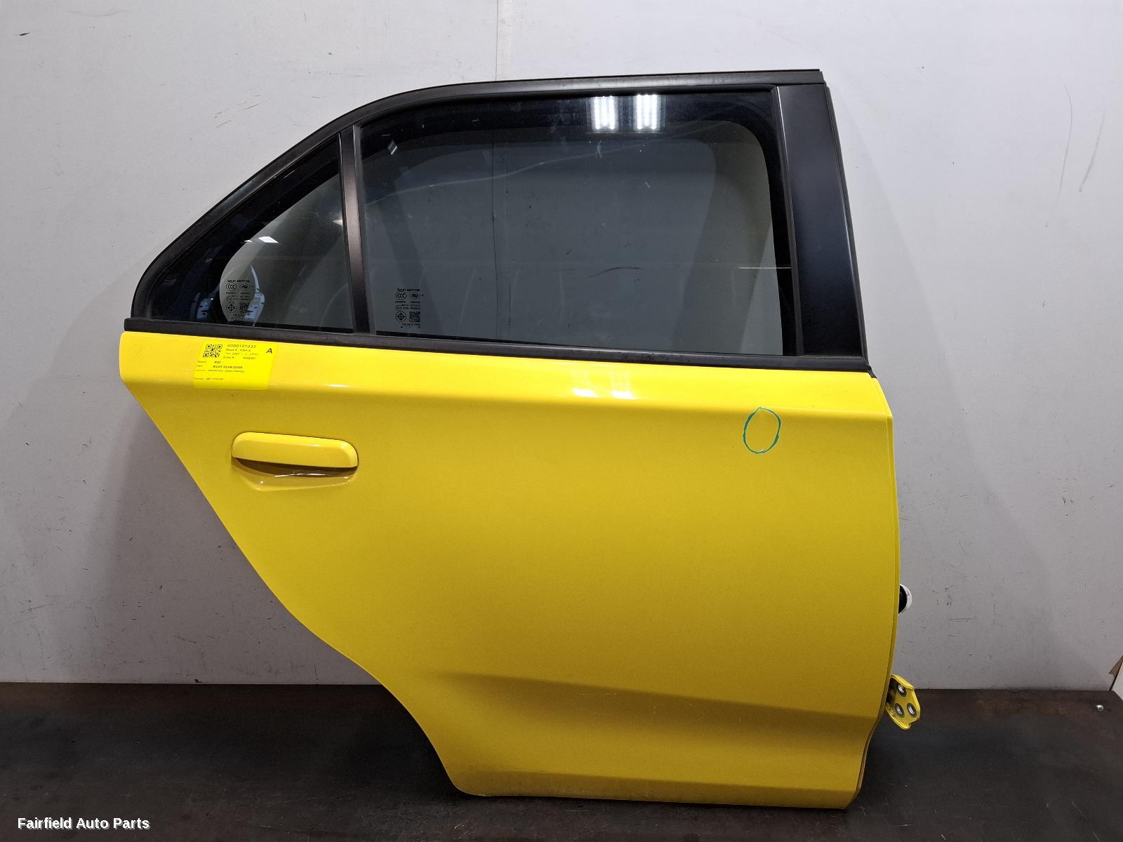 2016-2025 Mg Mg3 Right Rear Door Sliding