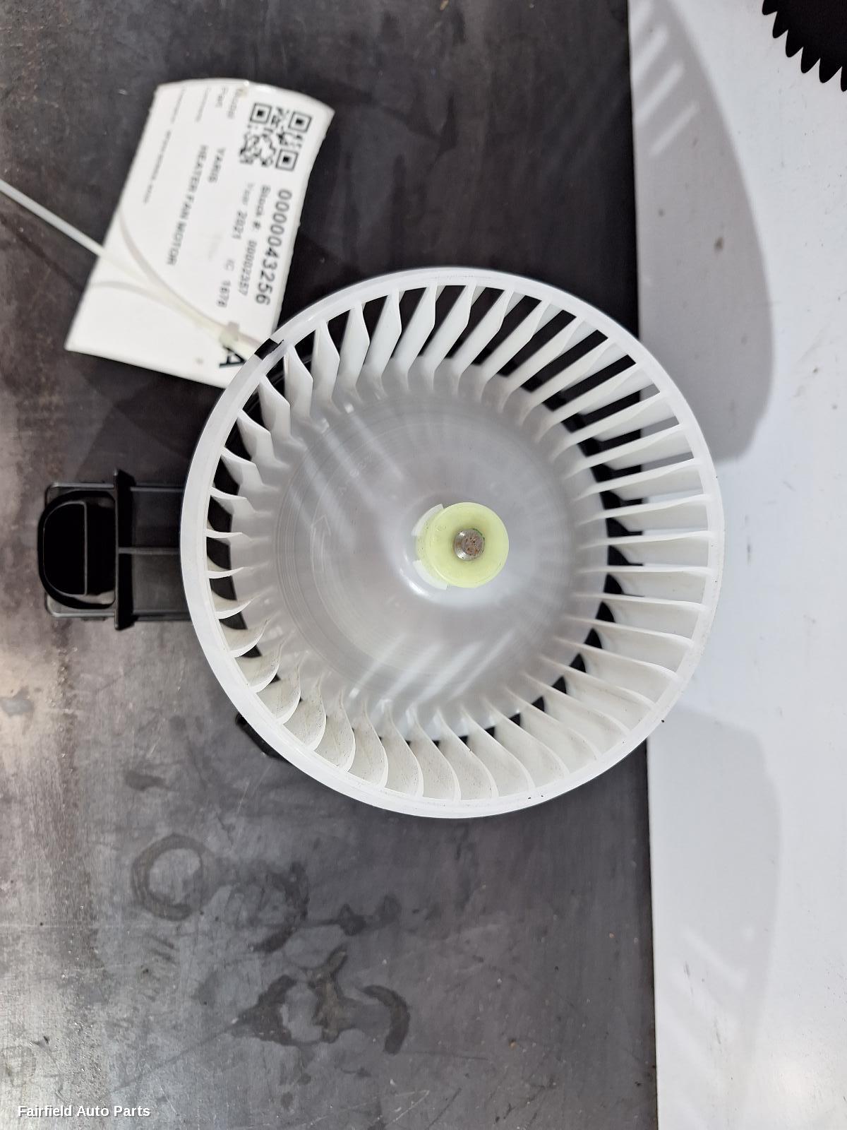2020-2025 Toyota Yaris Heater Fan Motor