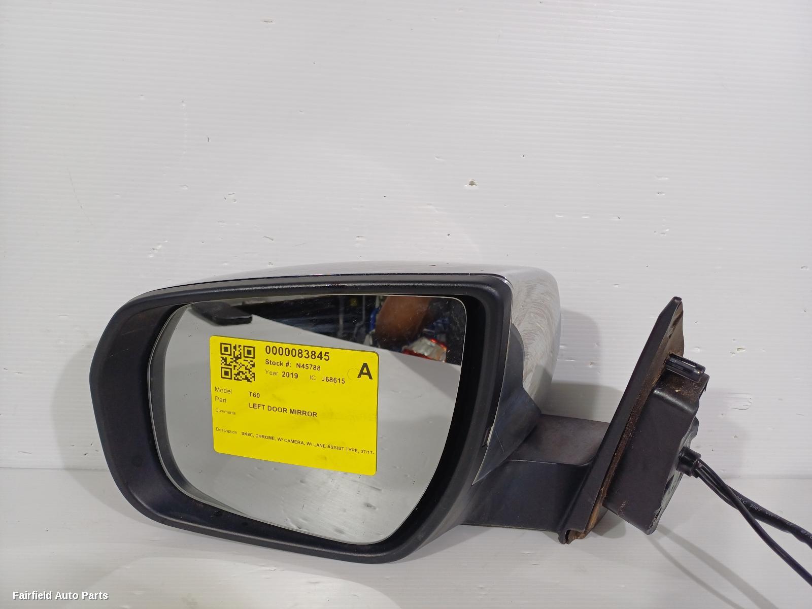 2017-2025 Ldv T60 Left Door Mirror