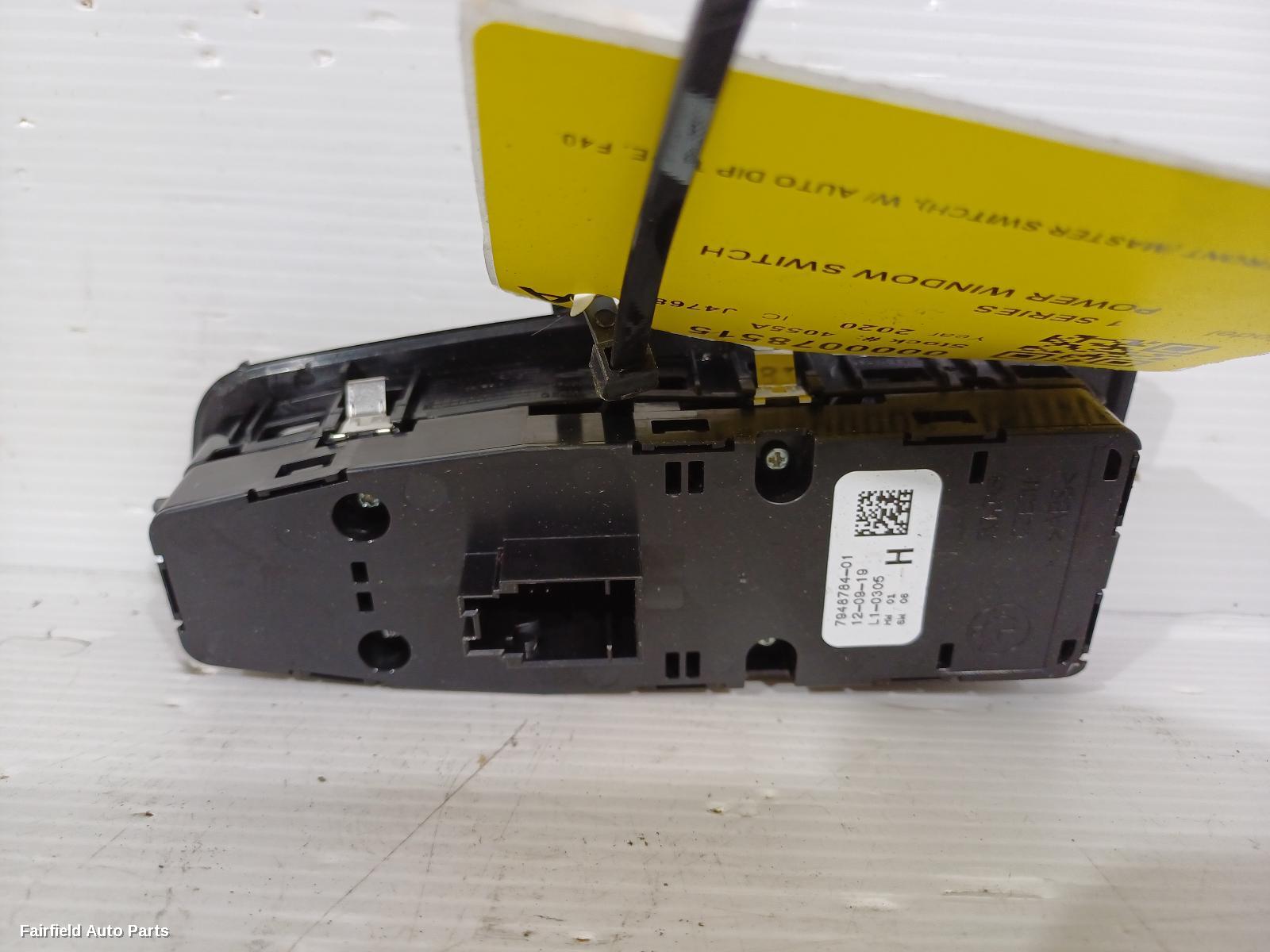 2019-2023 Bmw 1 Series Pwr Dr Wind Switch