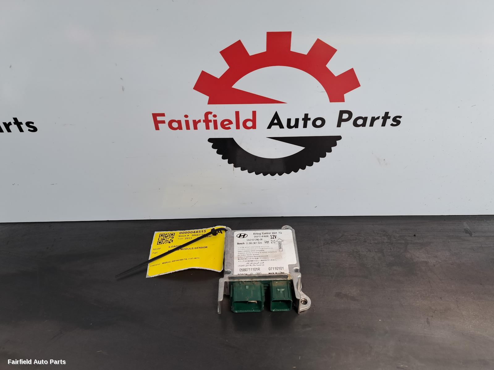 2007-2015 Hyundai Iload/imax Airbag Module Sensor