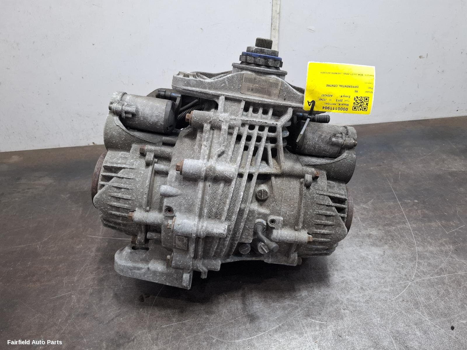2012-2014 Bmw X6 Differential Centre