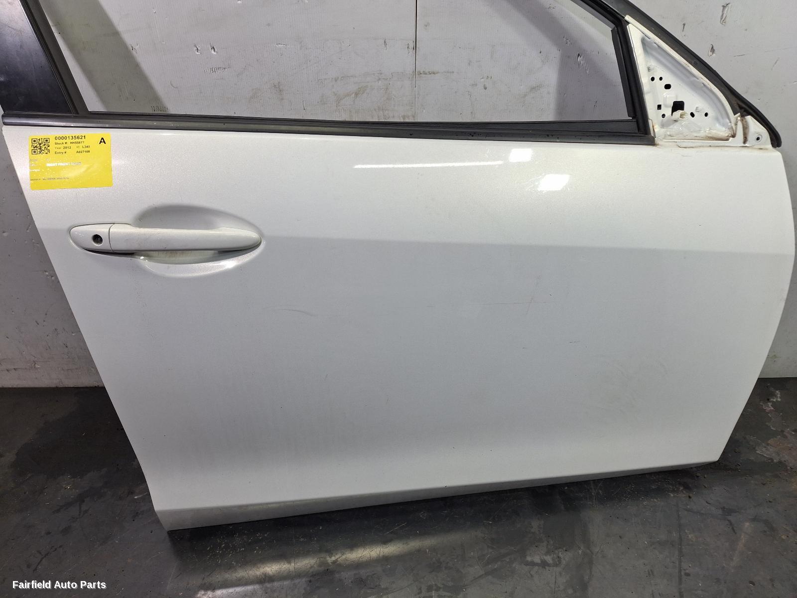 2009-2013 Mazda 3 Right Front Door