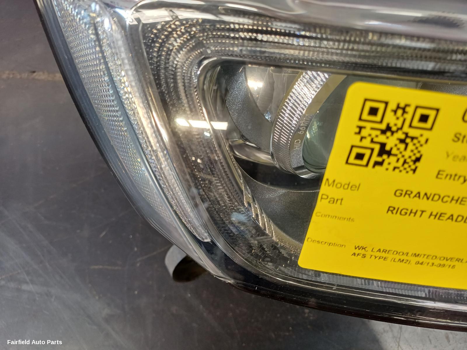 2013-2016 Jeep Grandcherokee Right Headlamp