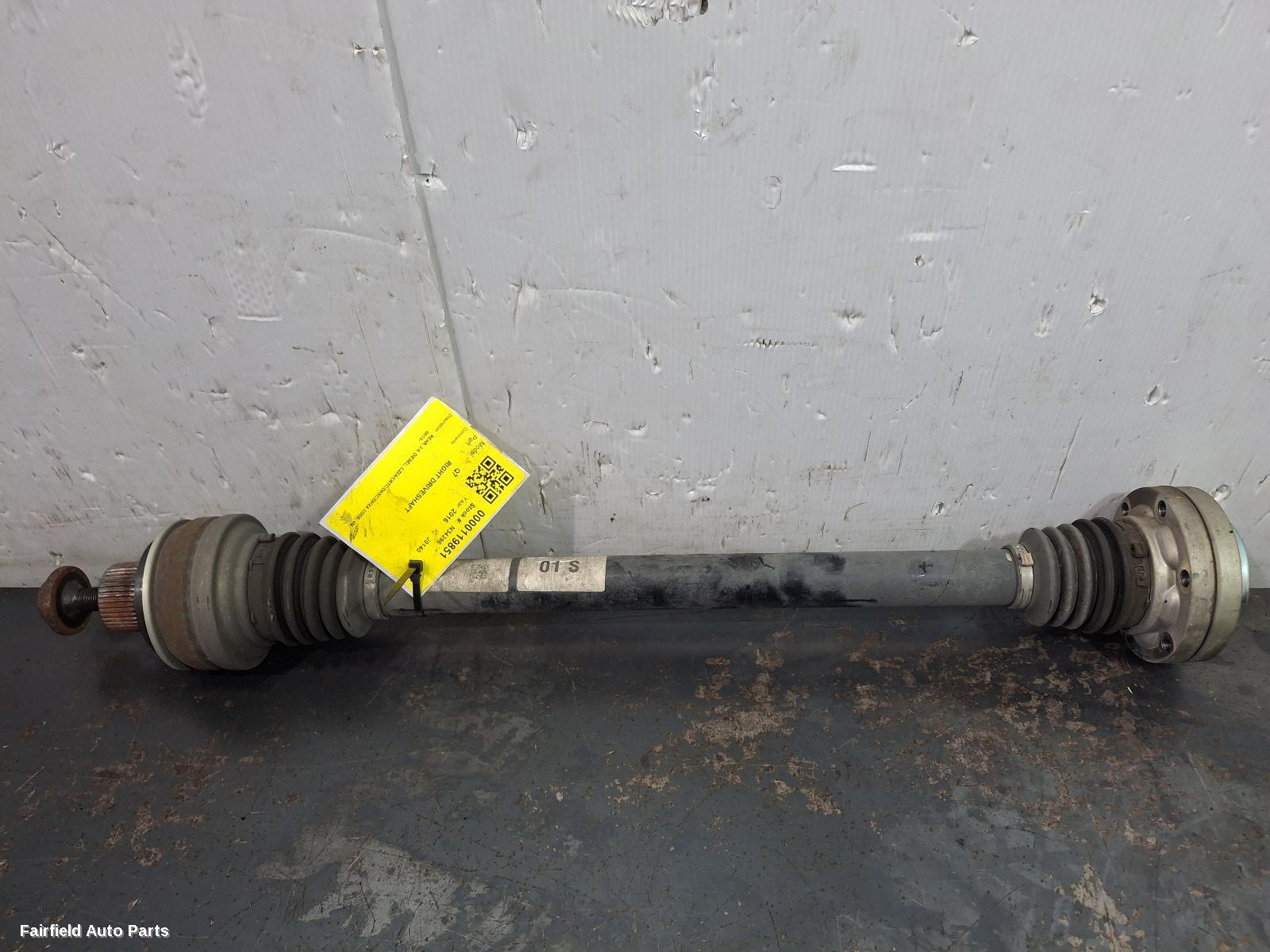 2015-2025 Audi Q7 Right Driveshaft