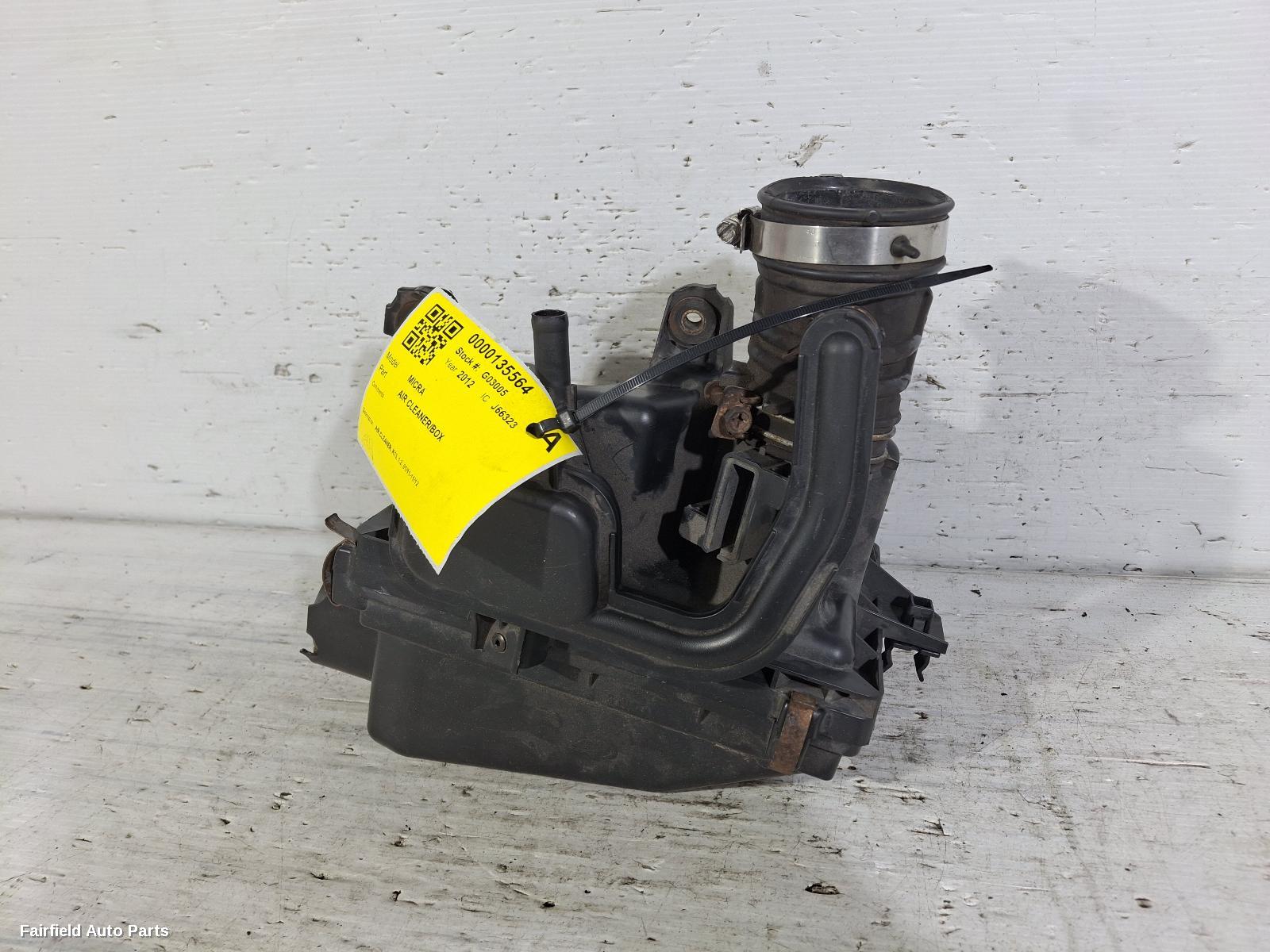 2011-2012 Nissan Micra Air Cleaner Box