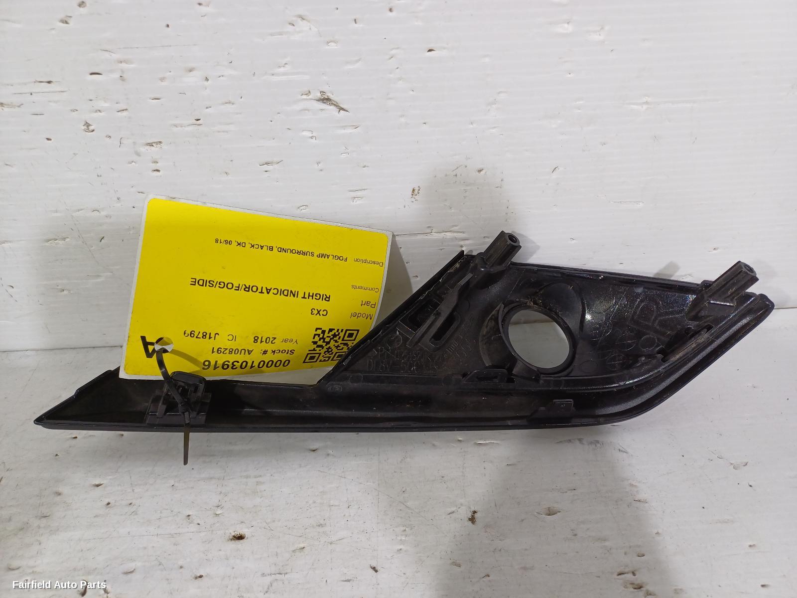 2018-2025 Mazda Cx3 Right Indicator Fog Side
