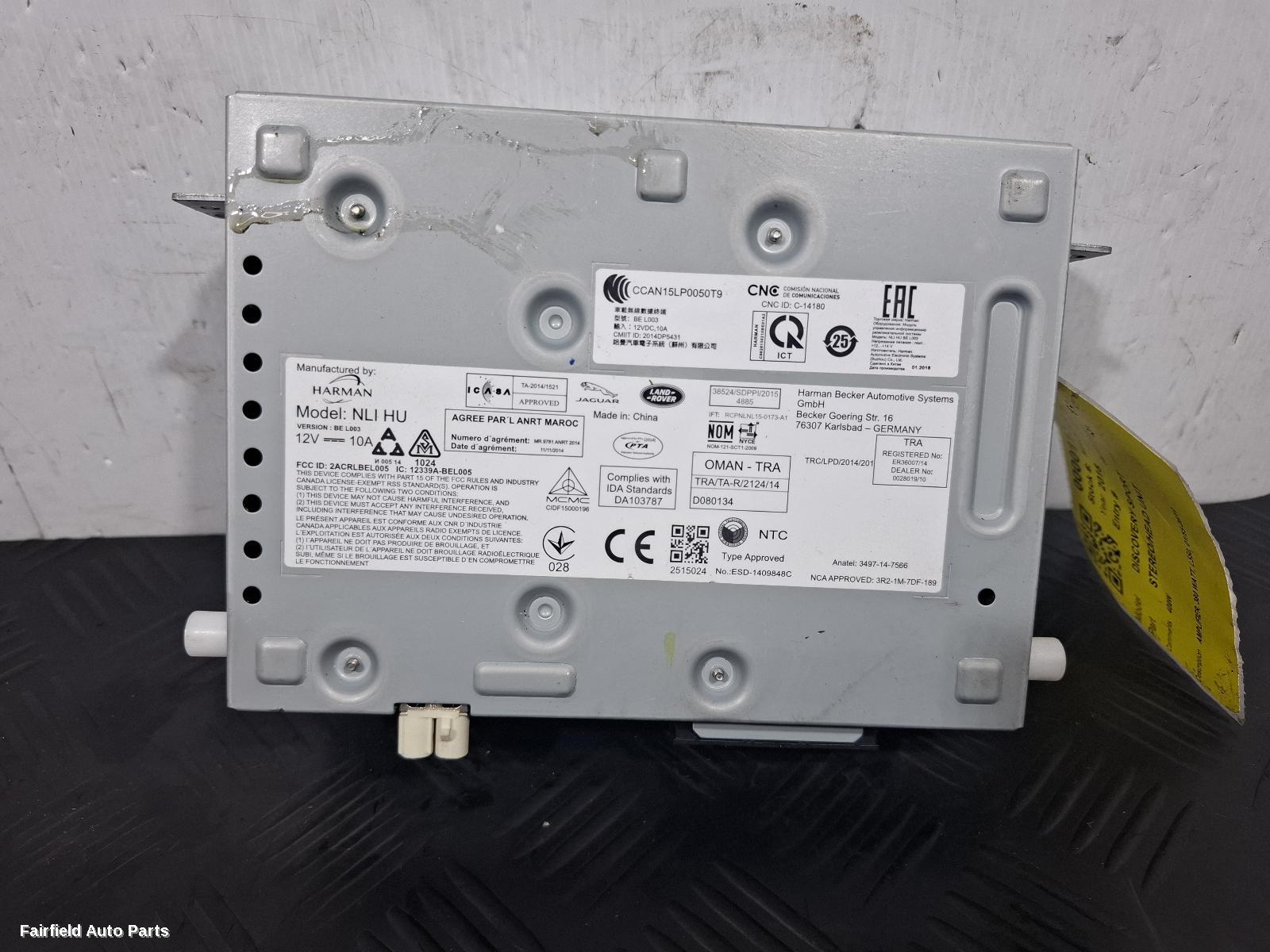 2015-2019 Land Rover Discovery Sport Radio Cd Dvd Sat Tv
